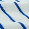 Ecru Cobalt Stripe