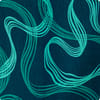 Grey Teal Lena Print