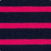 Navy & Hot Pink Stripe