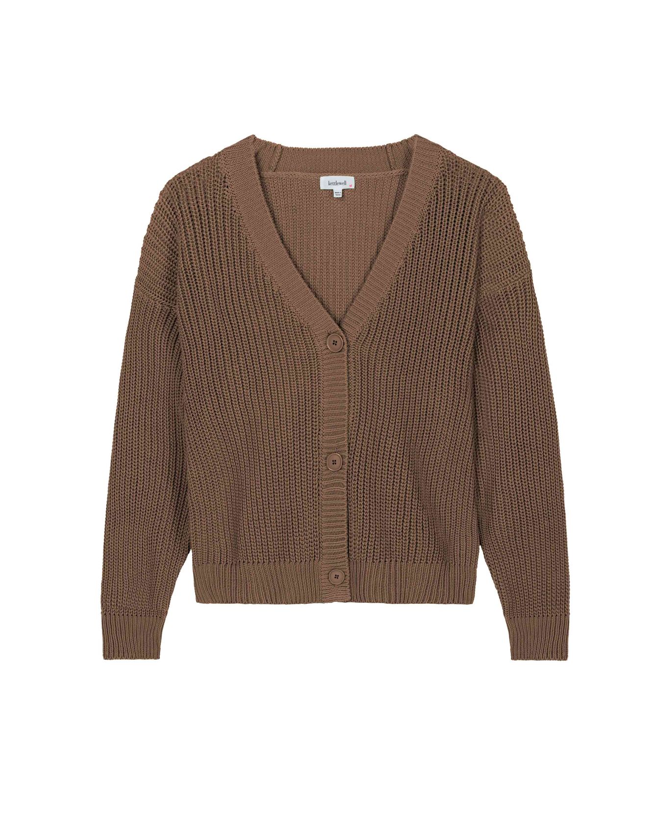 Emma Organic Chunky Knit Cardigan
