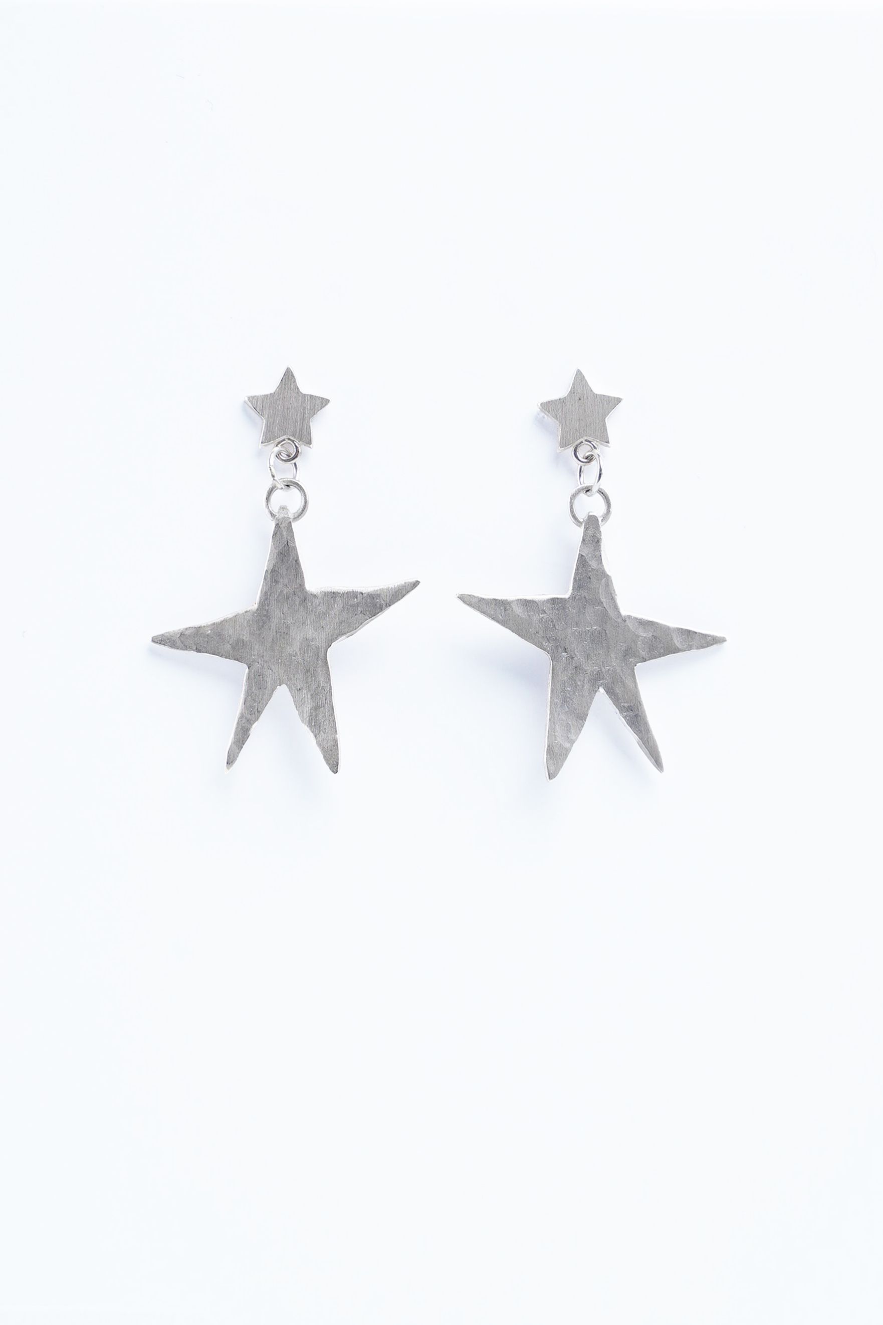 Star Earrings Silver