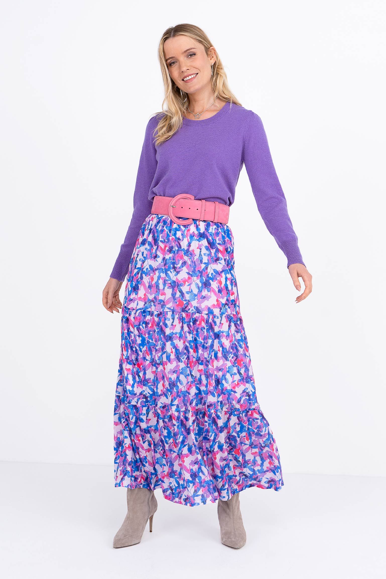 Fia Print Skirt