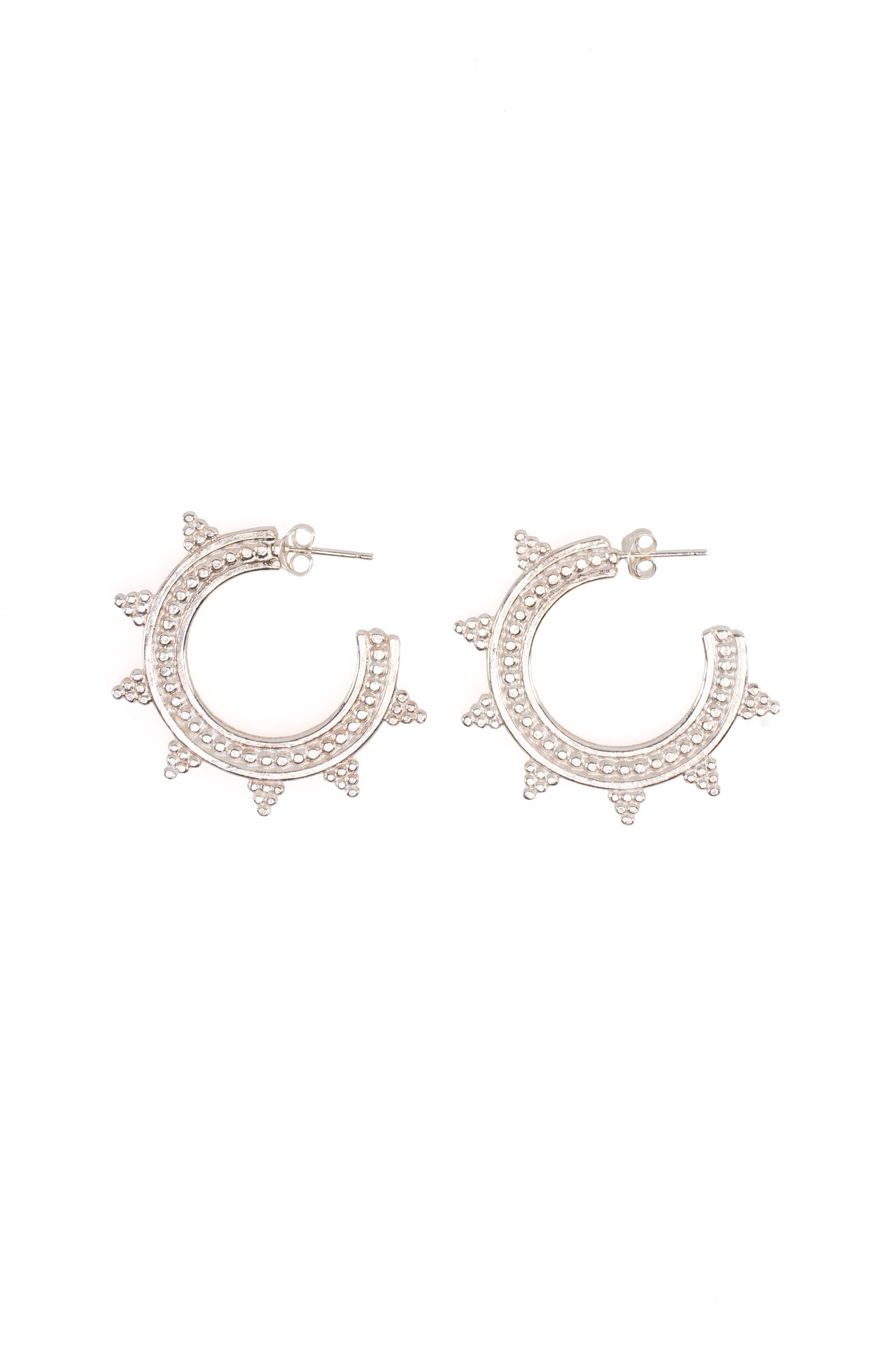 Meeting at Dawn Earrings Silver