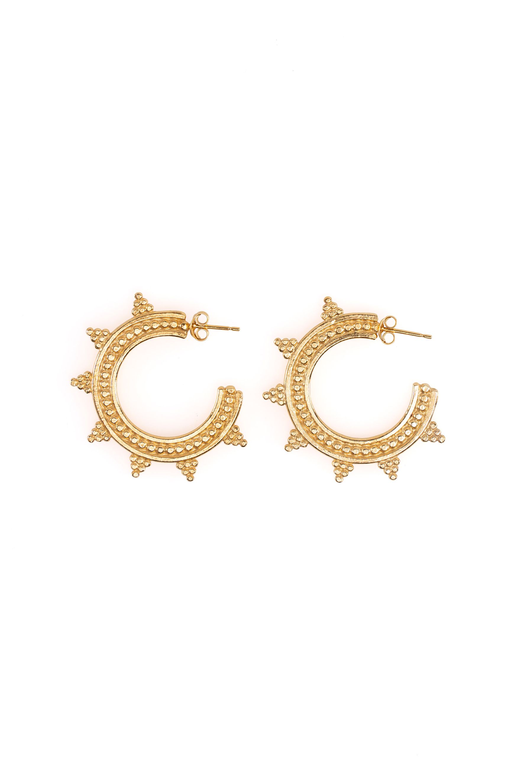 Meeting at Dawn Earrings Gold