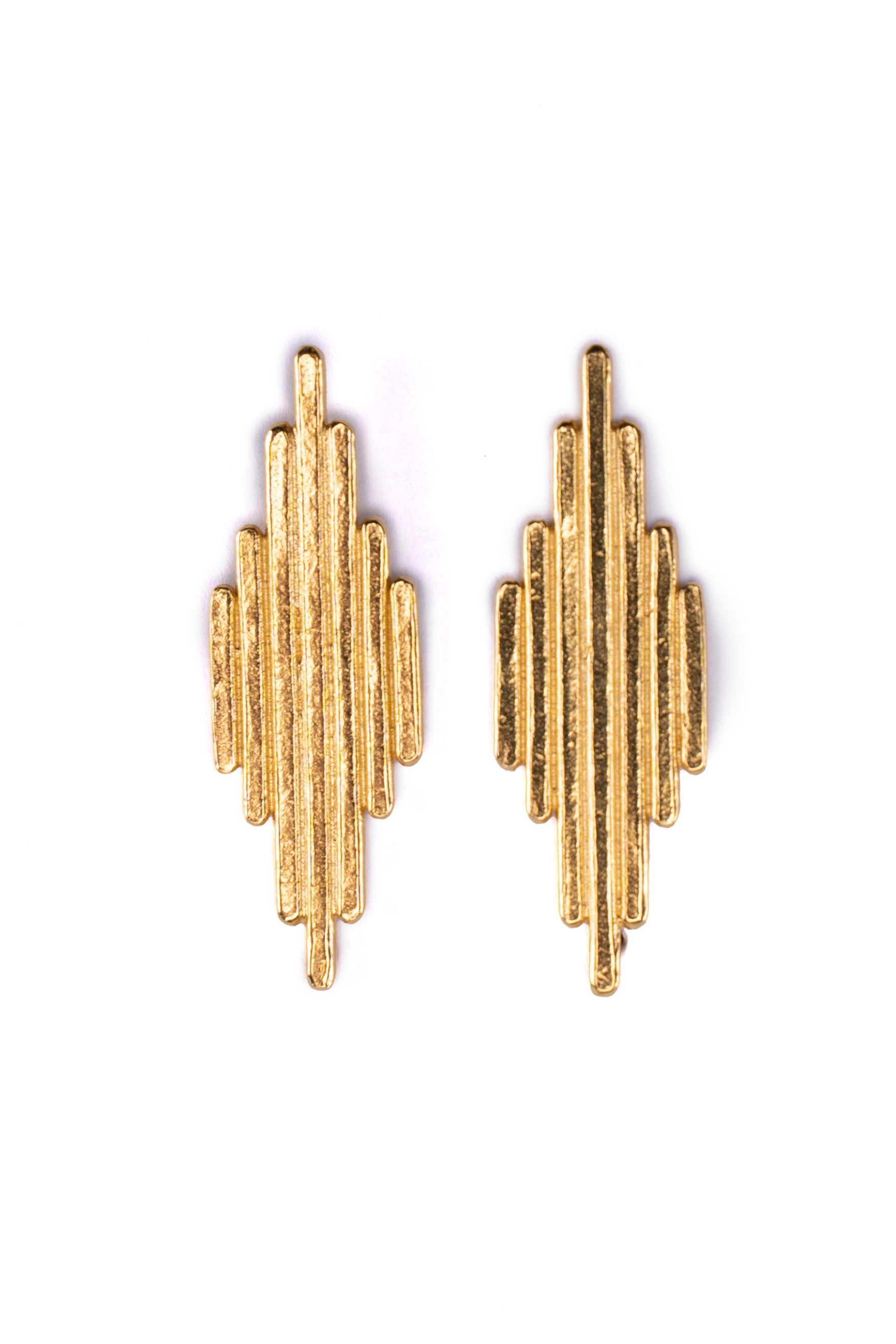 Turris Earrings Gold