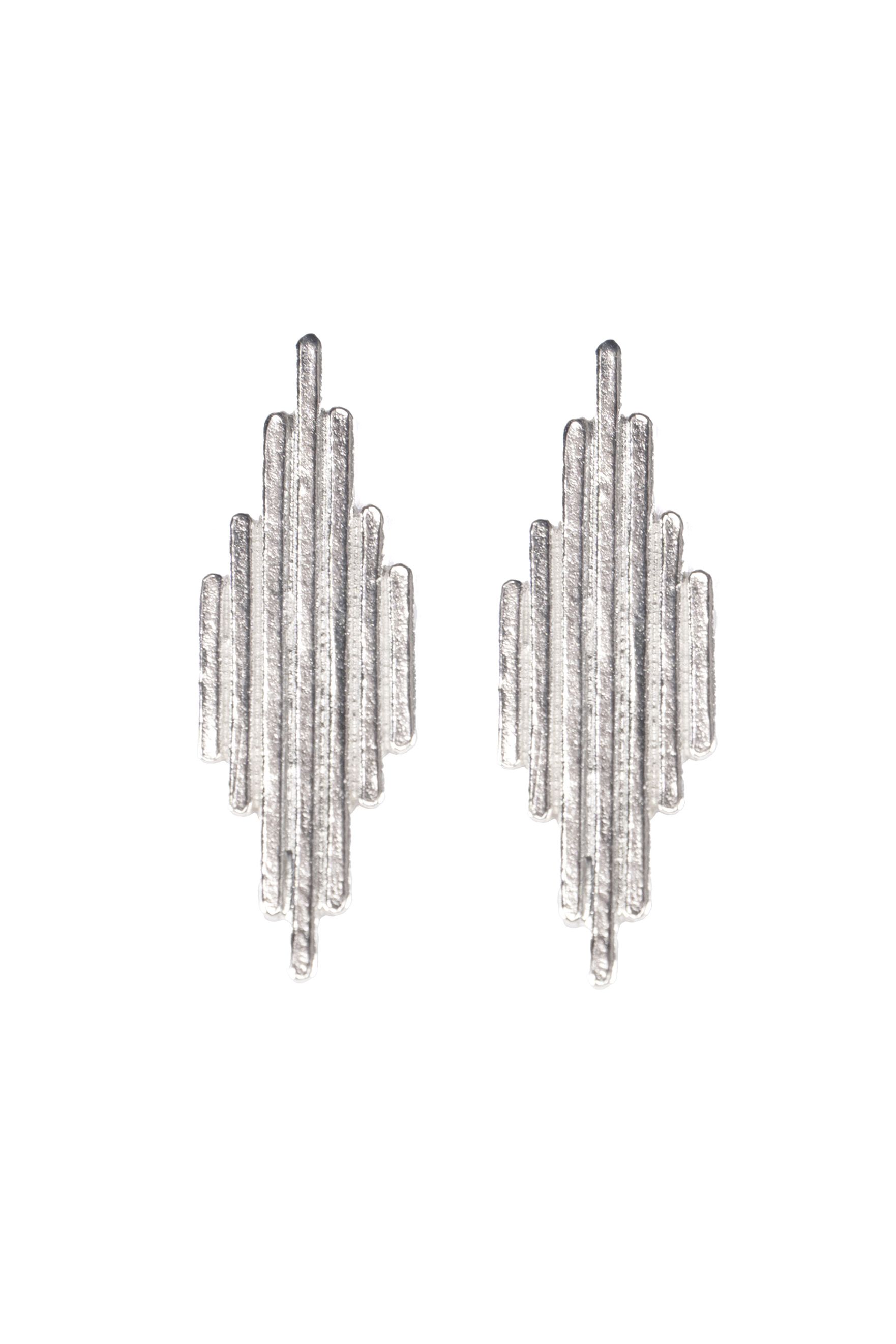 Turris Earrings Silver