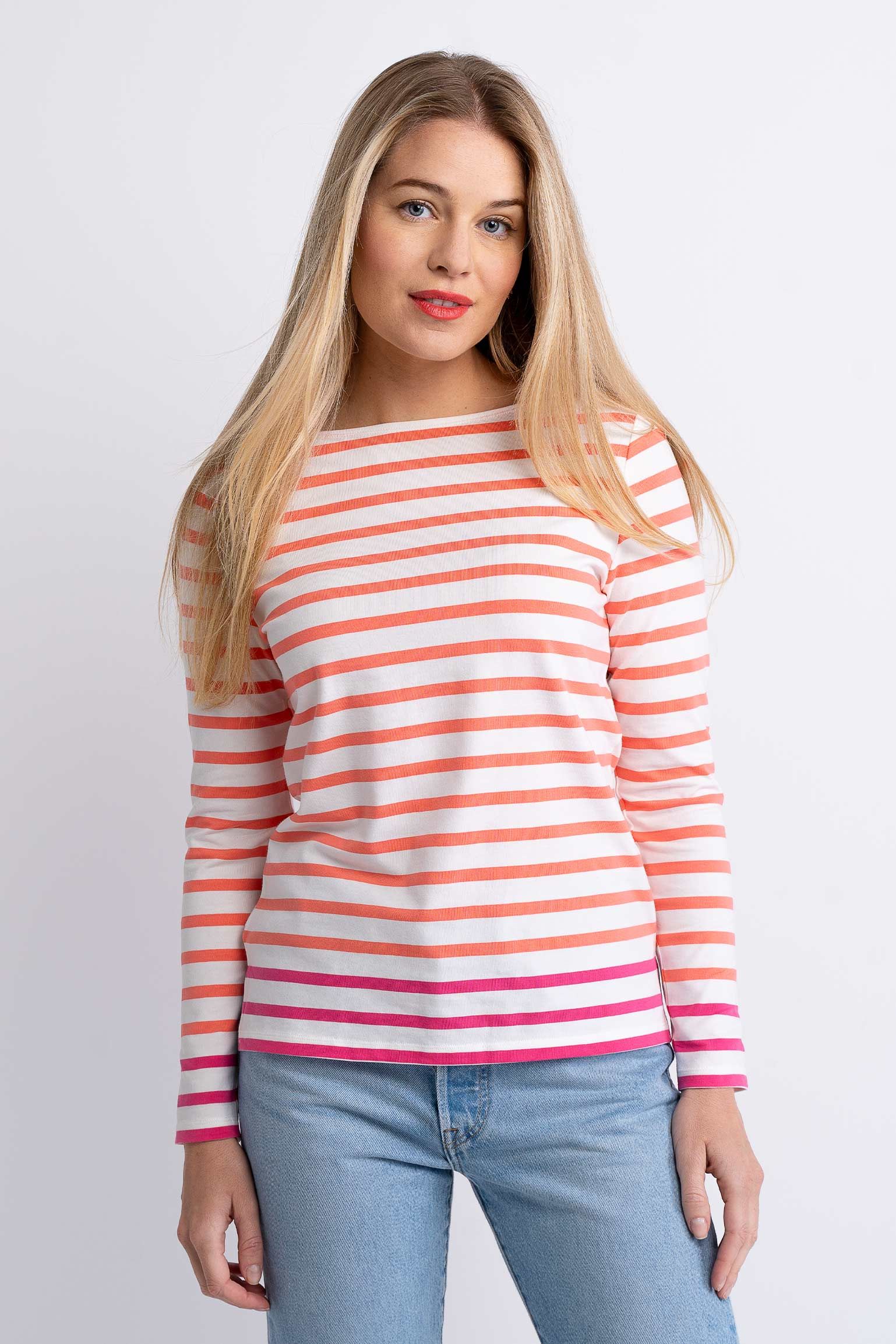 Stripe Breton Boat Neck