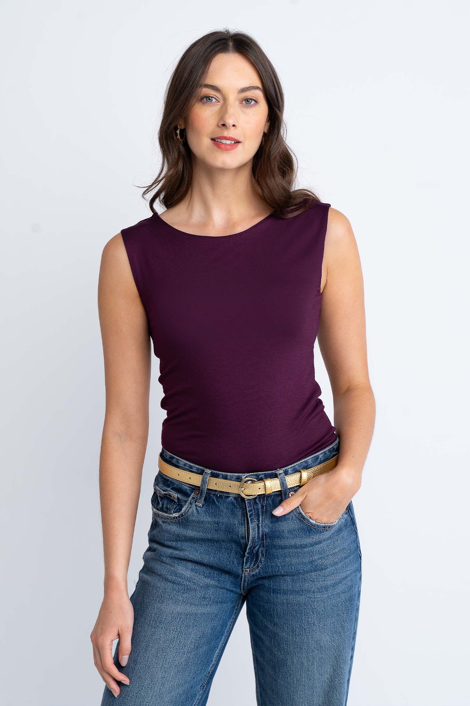 Sleeveless Two Way Top