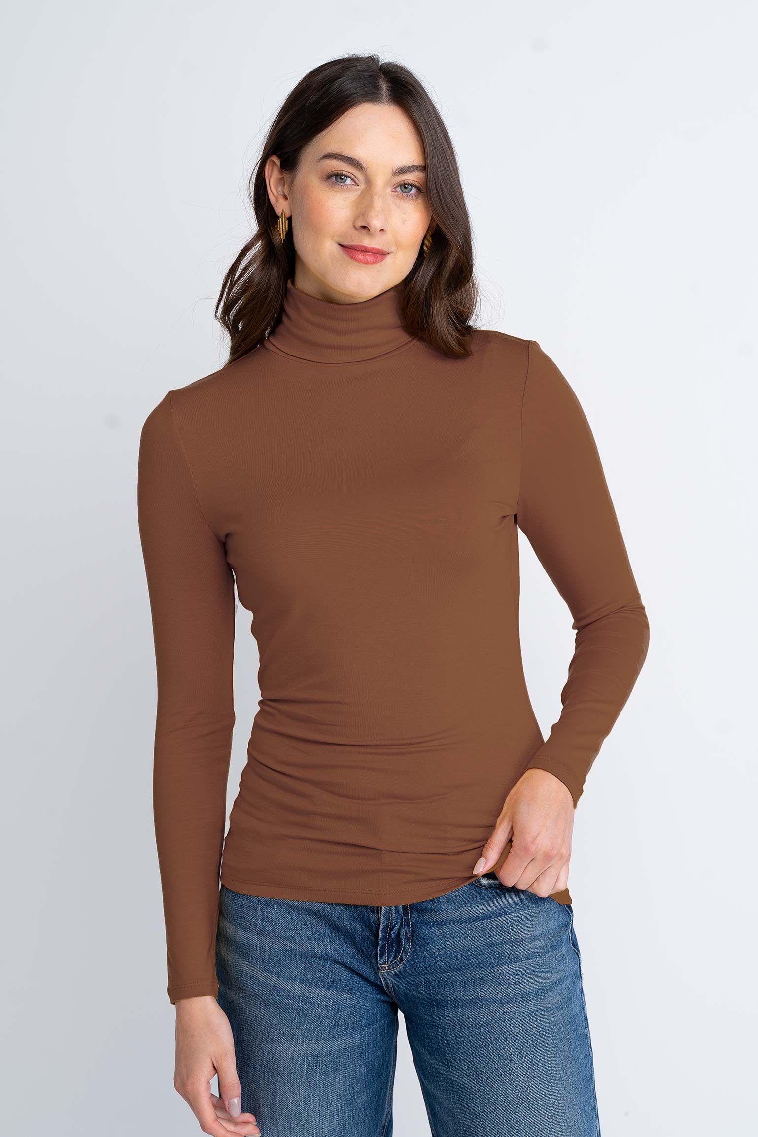 Silky Roll Neck