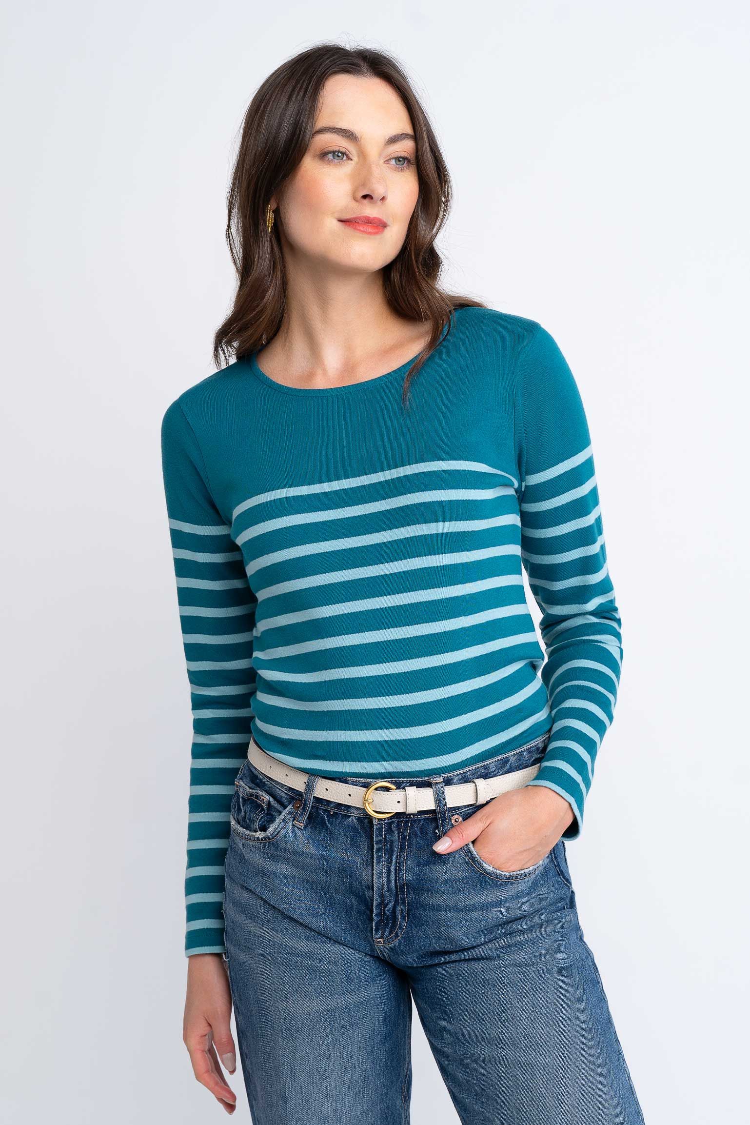 Monaco Stripe Top