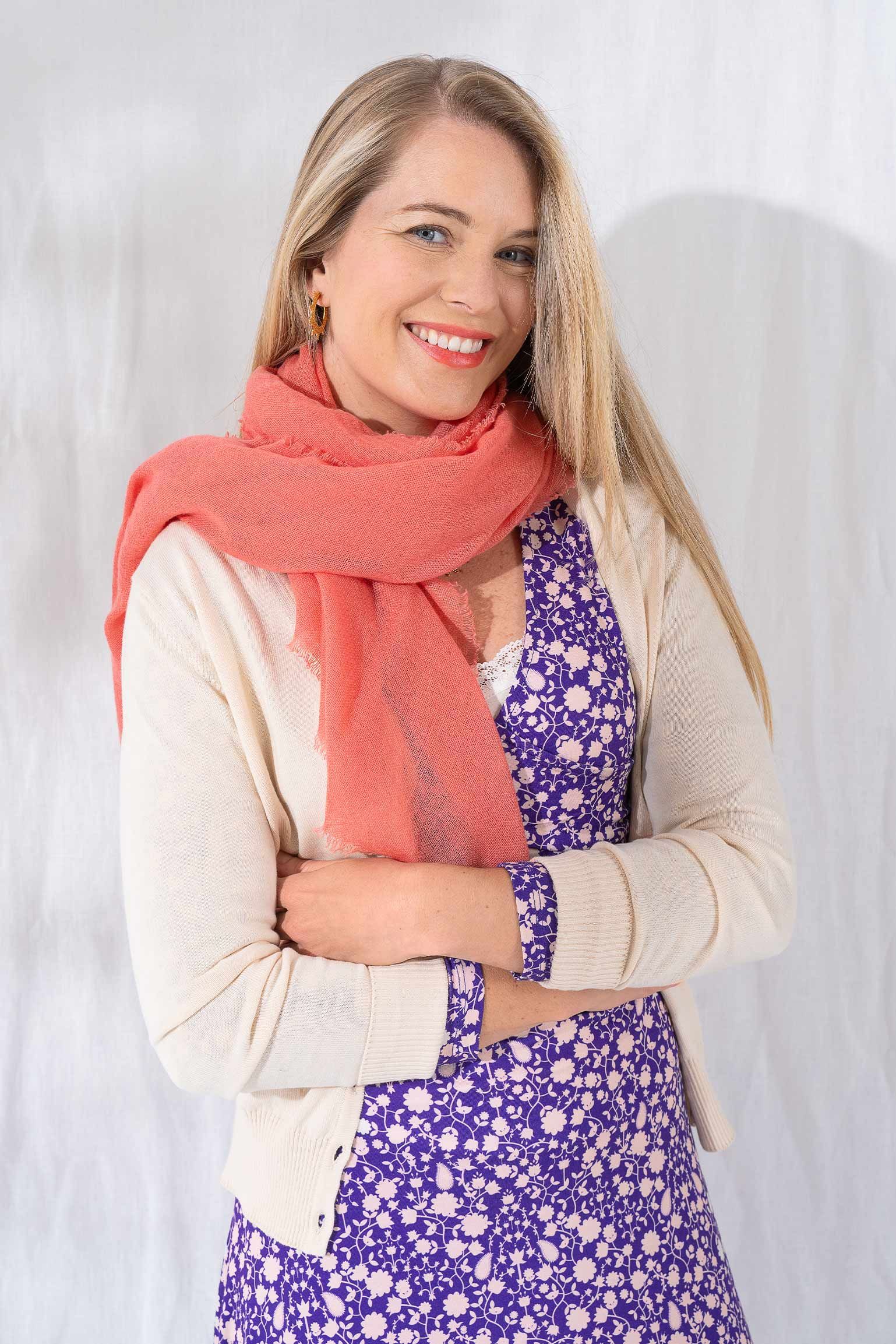 Cosmo Cotton V Neck Cardigan