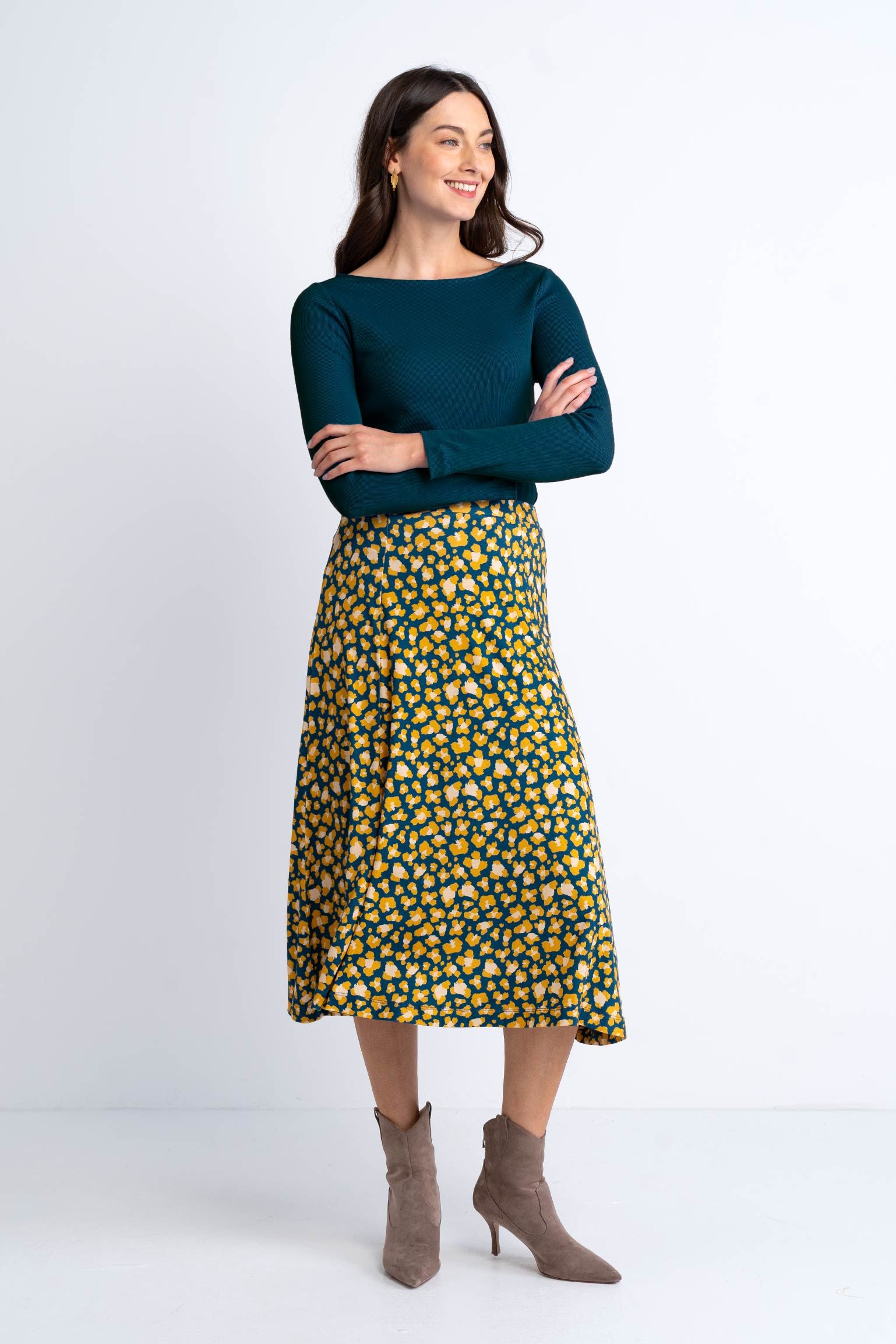 Nikki Print Skirt