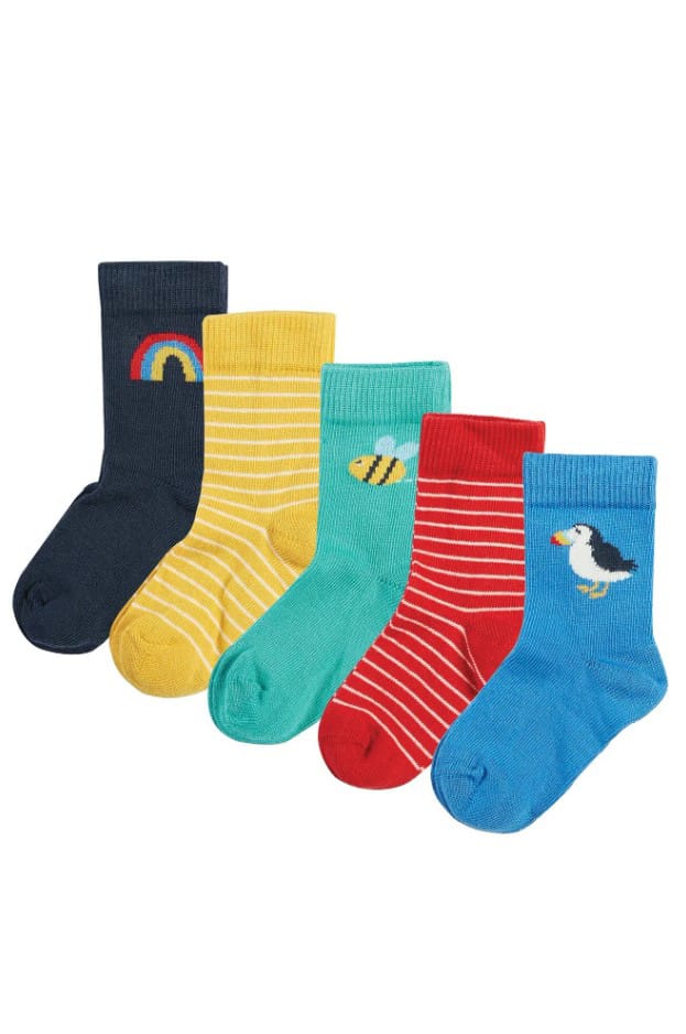 Frugi Finlay Socks 5 Pack