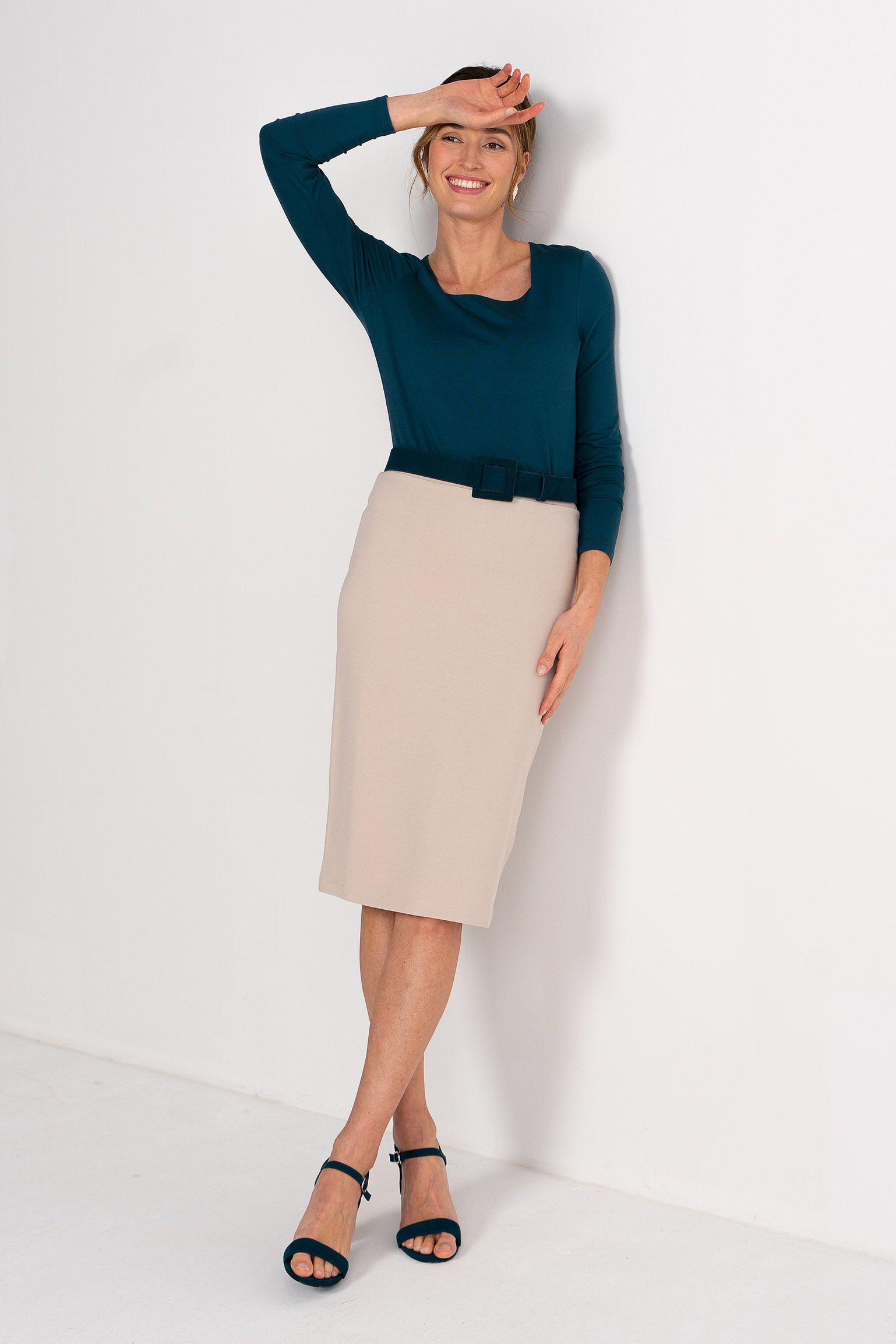 Melanie Midi Pencil Skirt