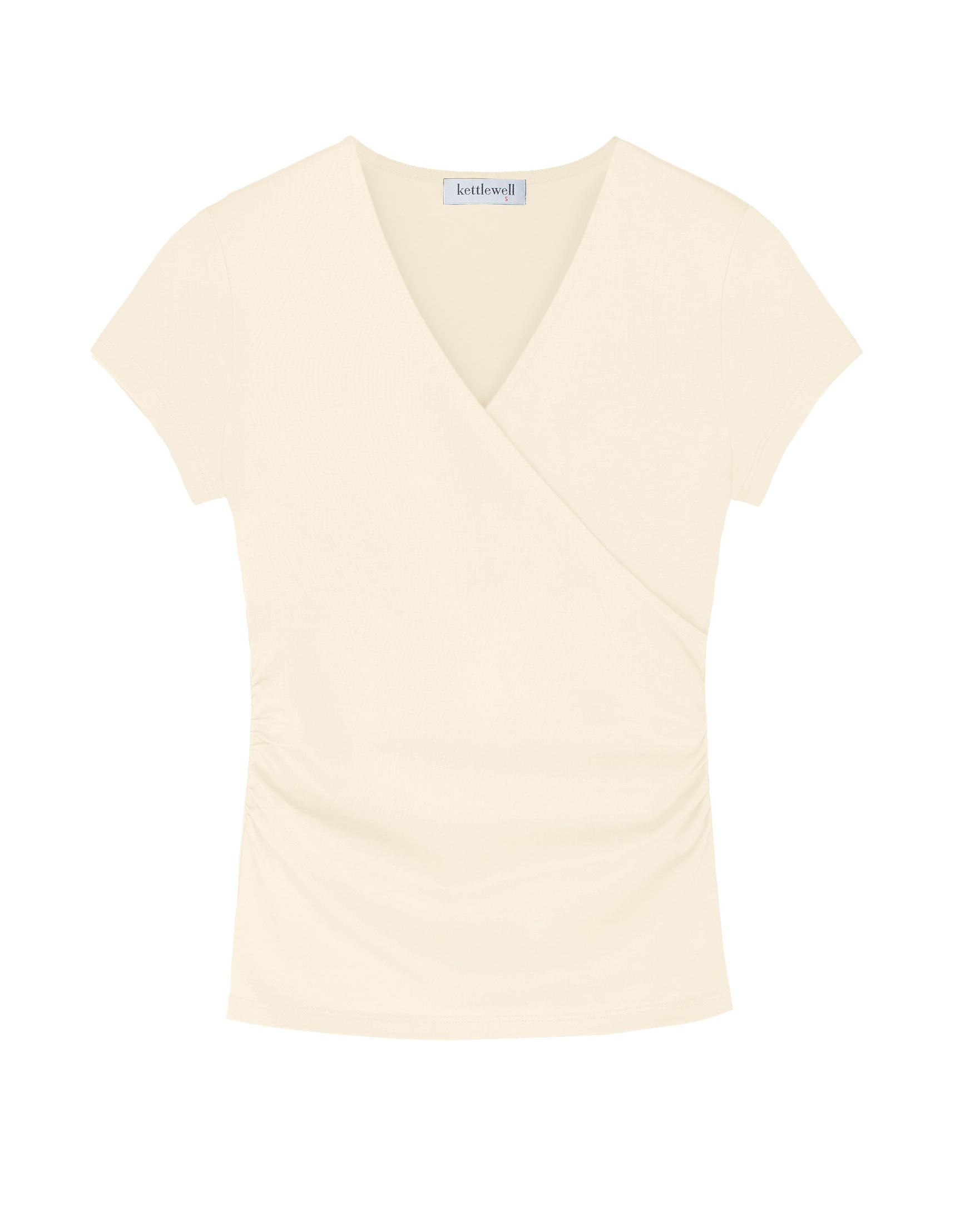 Faux Wrap Cap Sleeve
