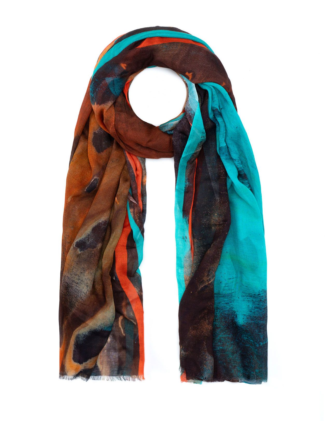 Woven Print Scarf