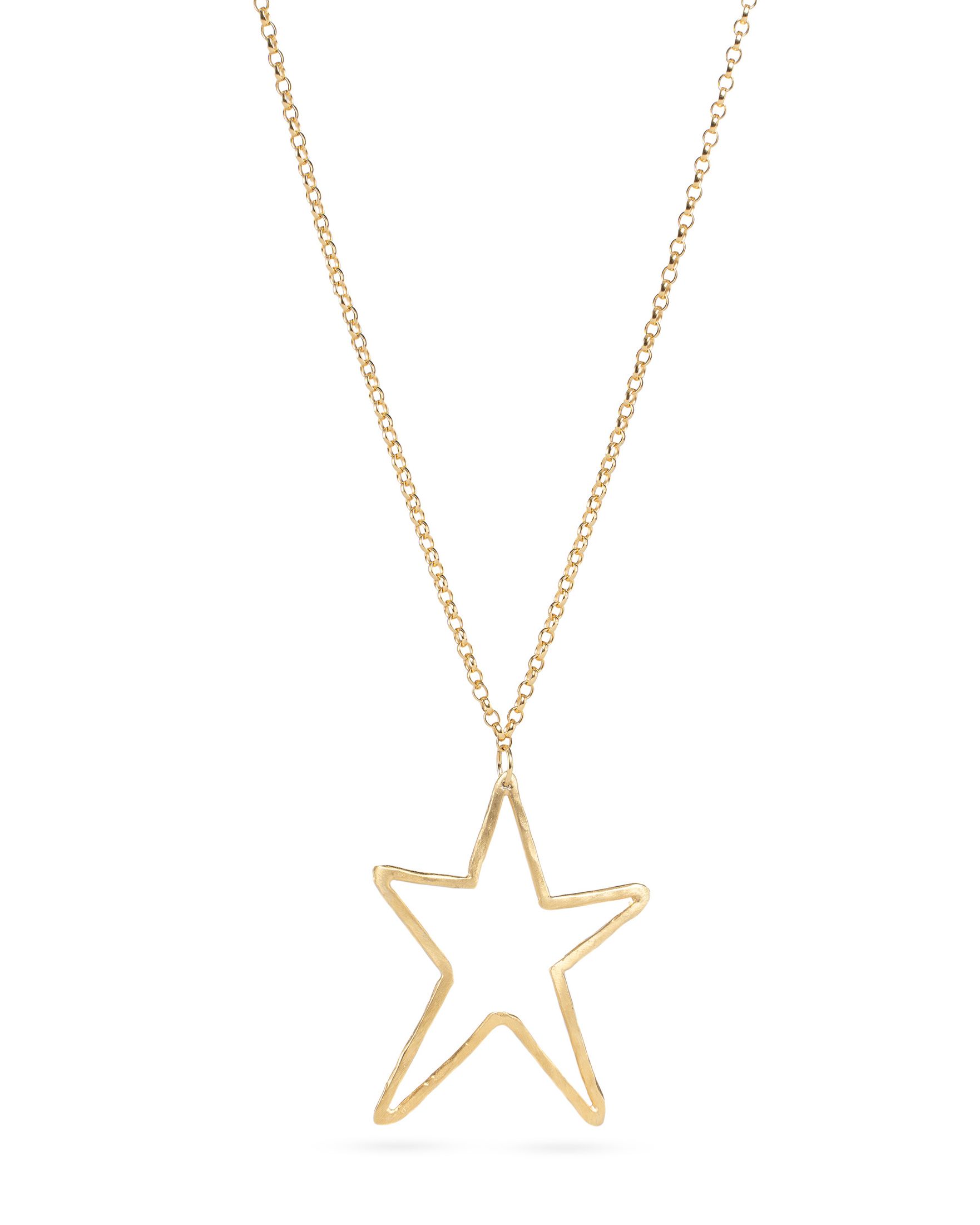 Mega Star Necklace Gold