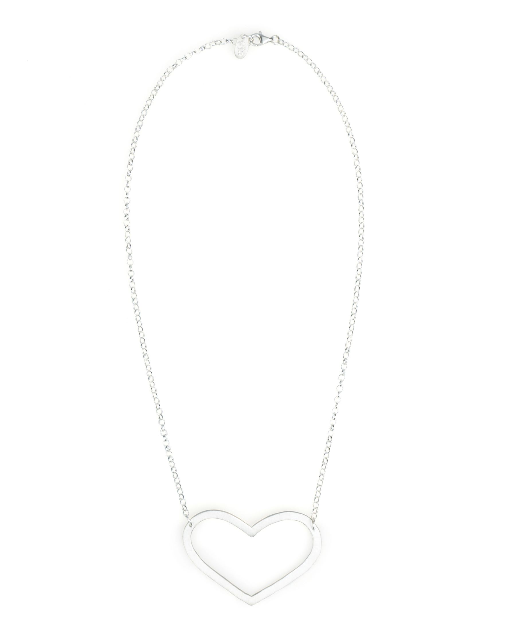 Mega Love Necklace Silver