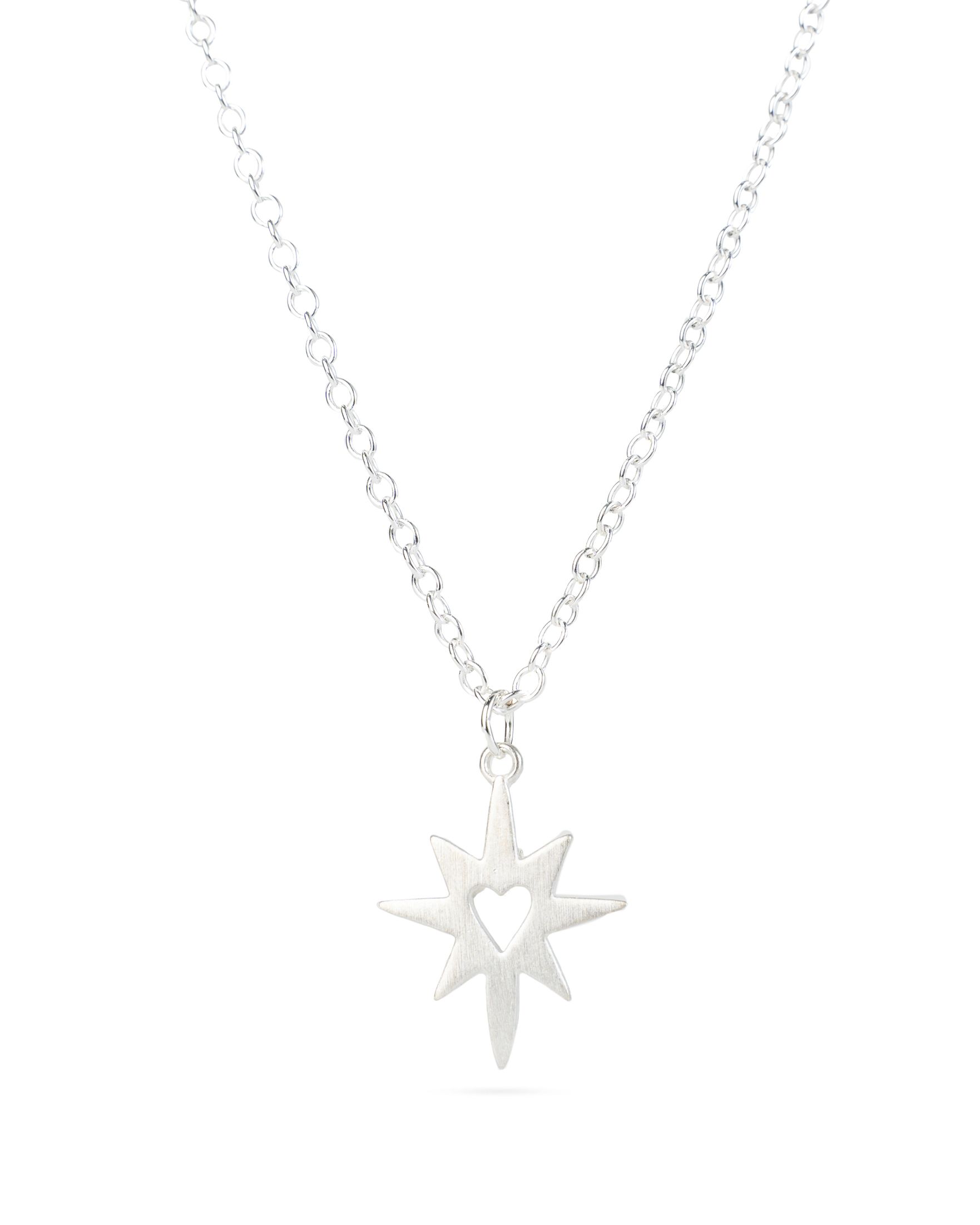 Starburst Necklace Silver