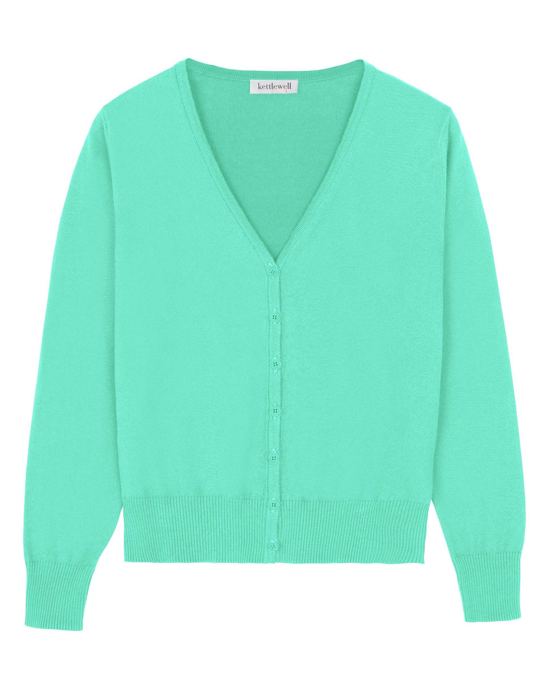 Cosmo Organic Cotton V Neck Cardigan