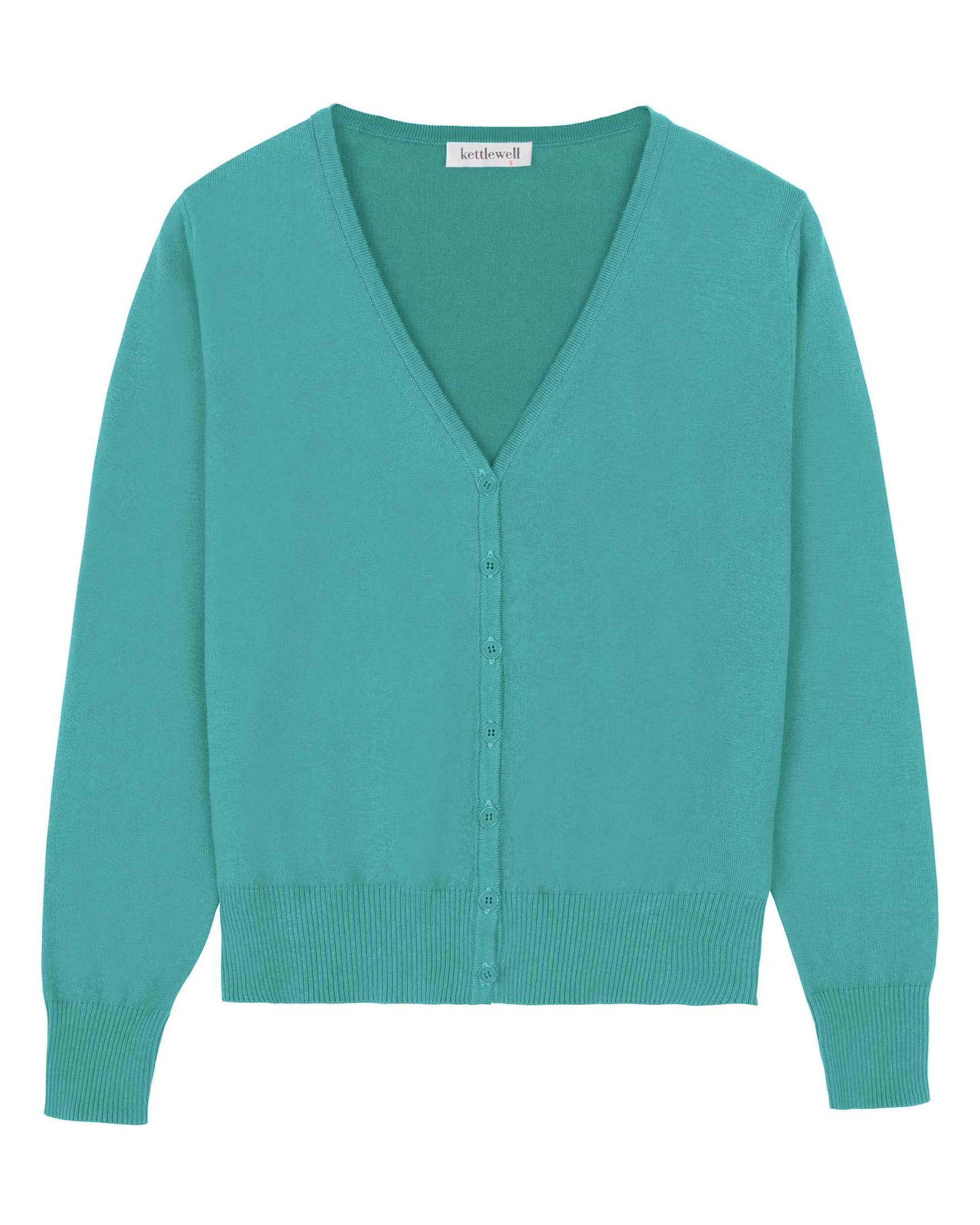 Cosmo Organic Cotton V Neck Cardigan