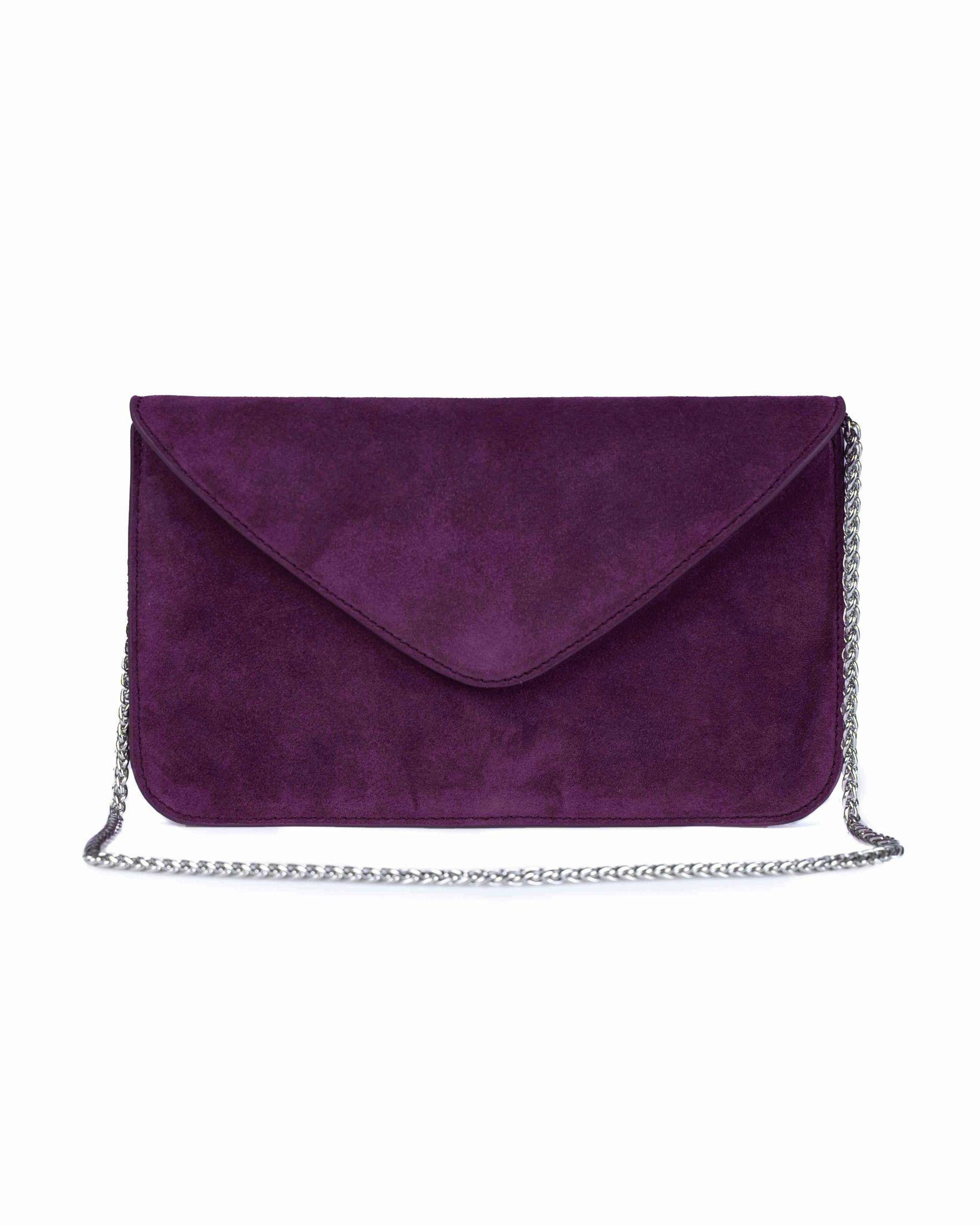 Emmeline Suede Clutch Bag