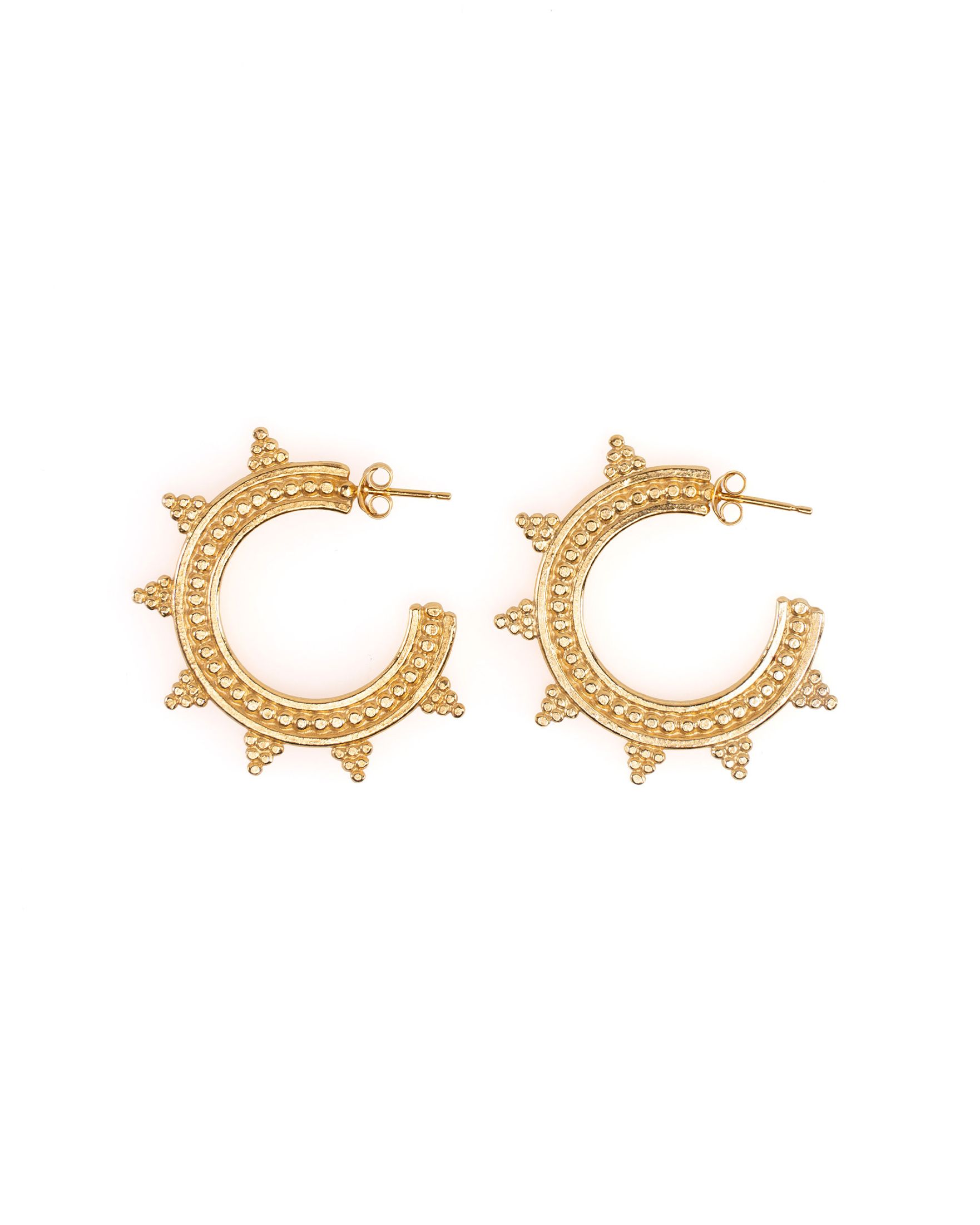 Meeting at Dawn Earrings Gold