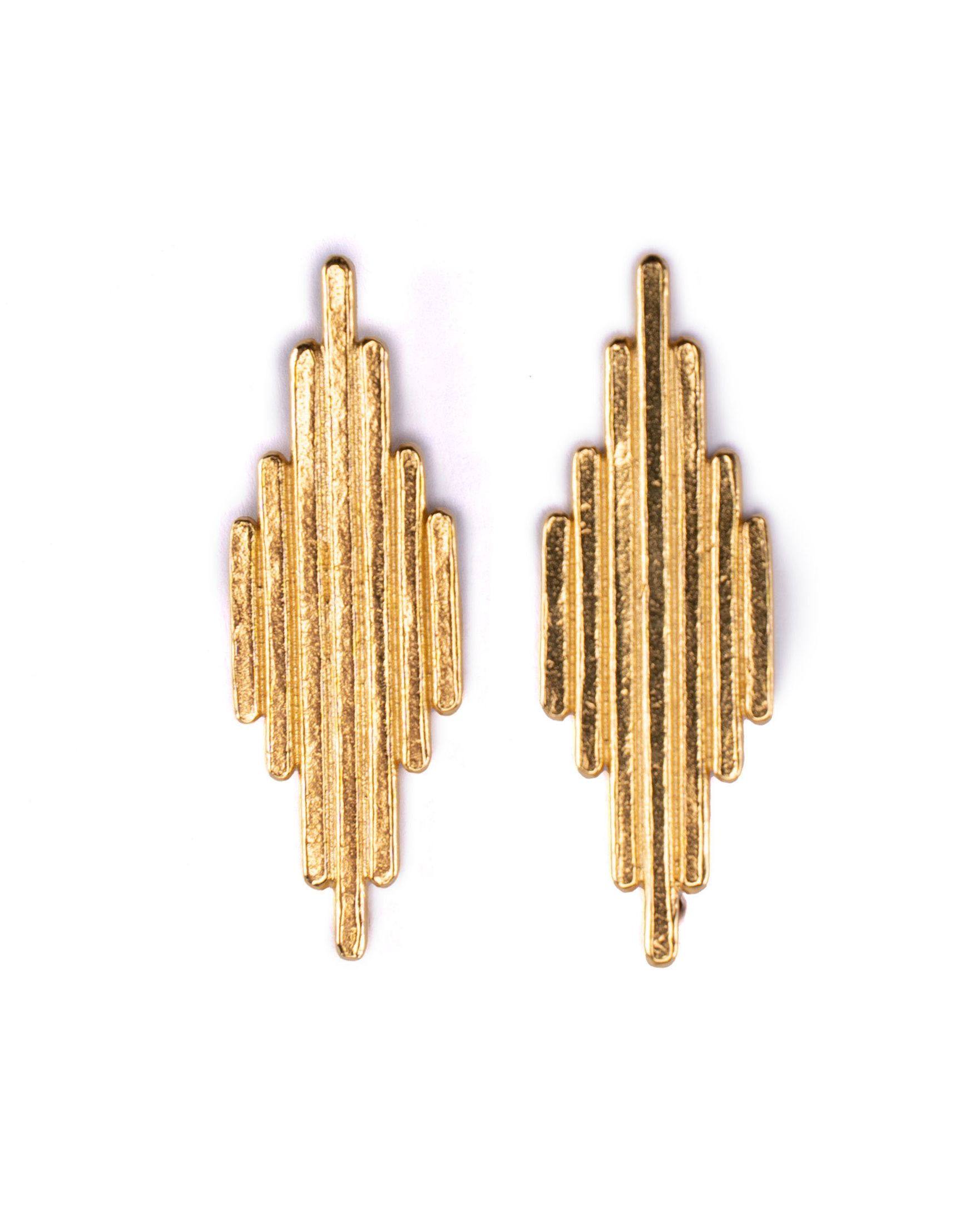 Turris Earrings Gold