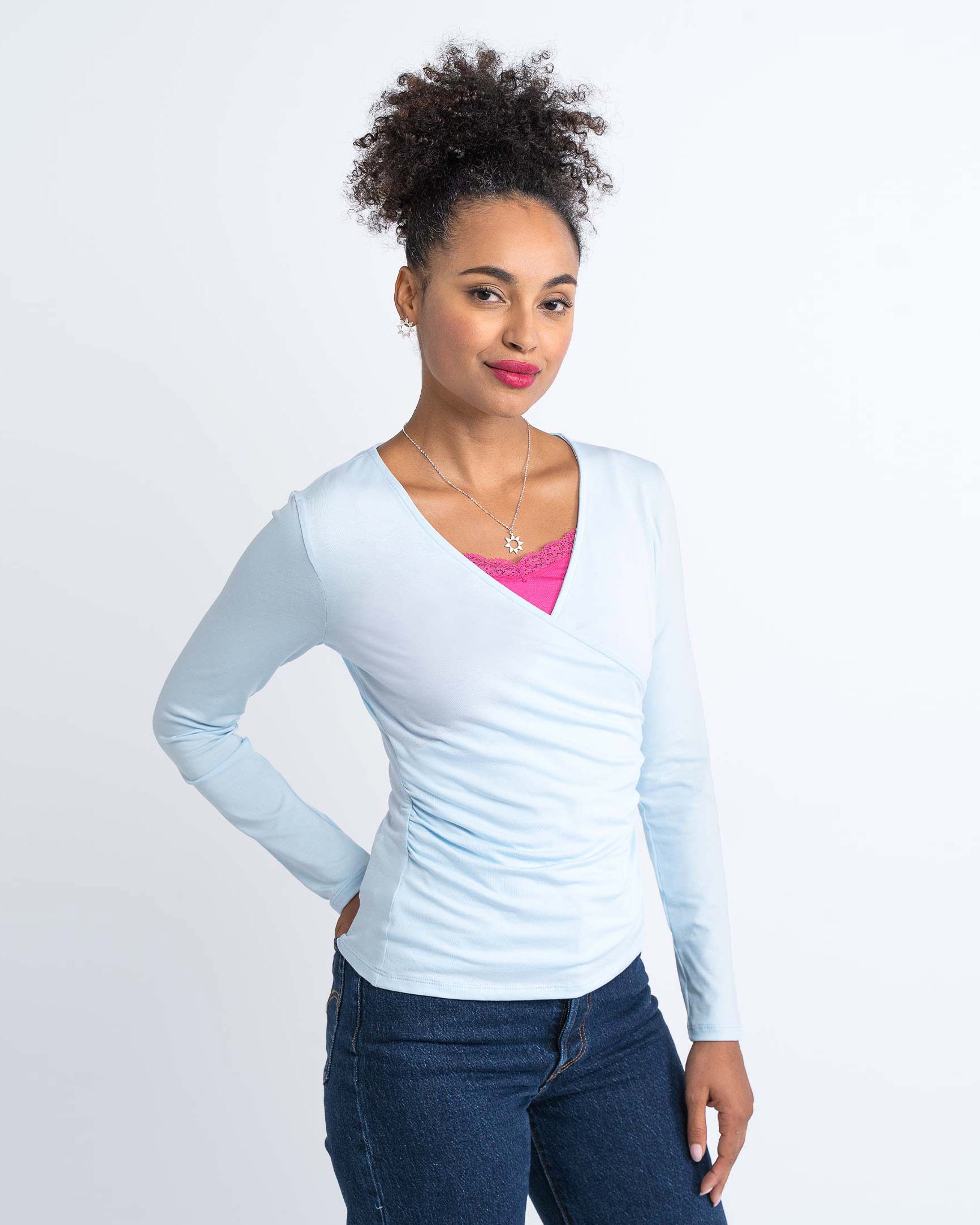 Cotton Modal Crossover Top