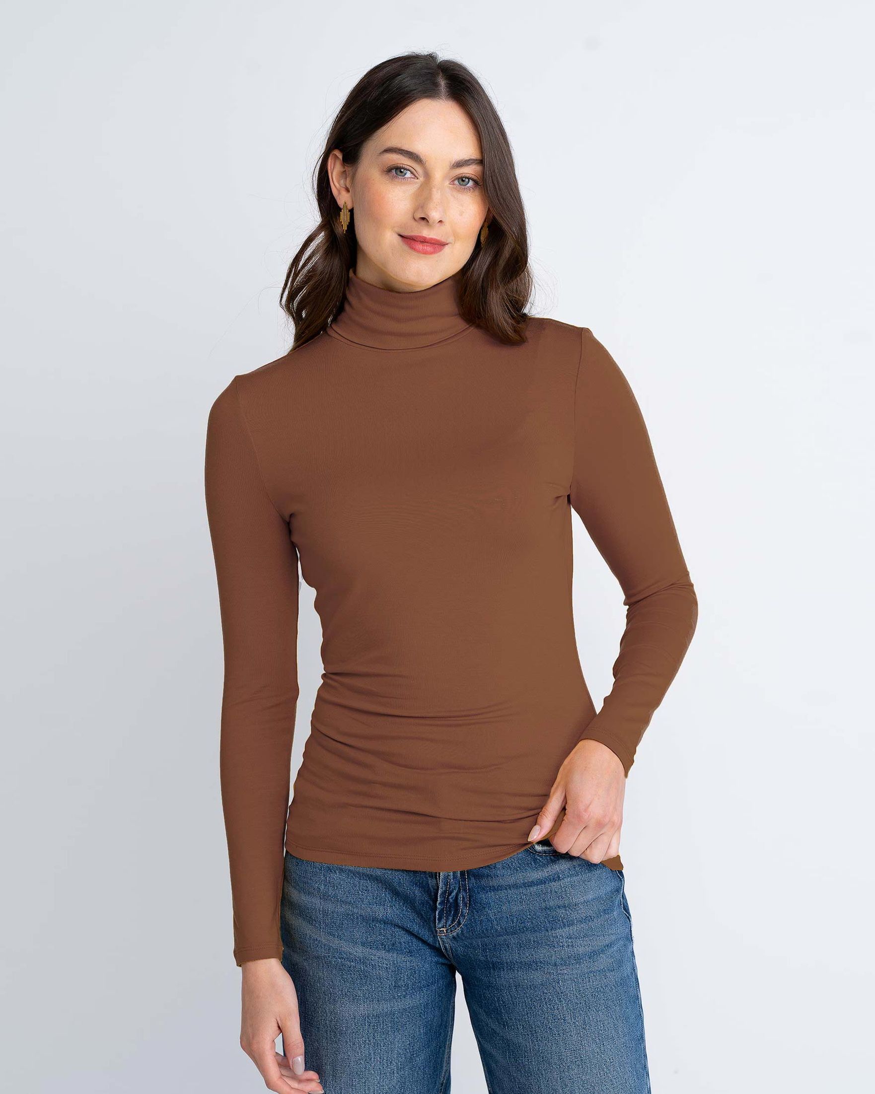 Silky Roll Neck