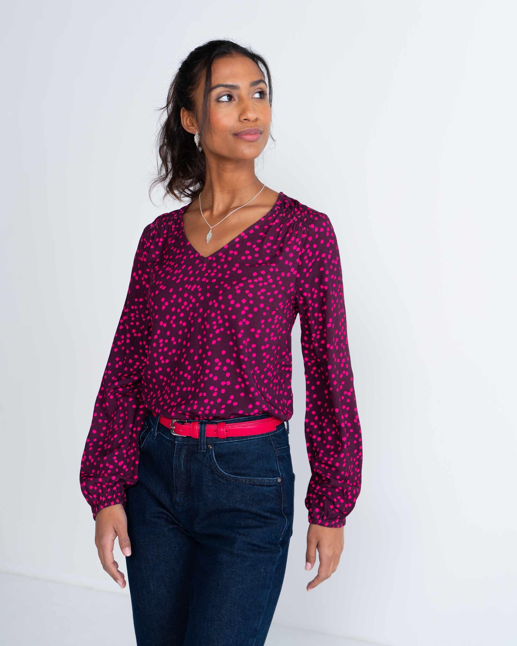 Joni Print Blouse