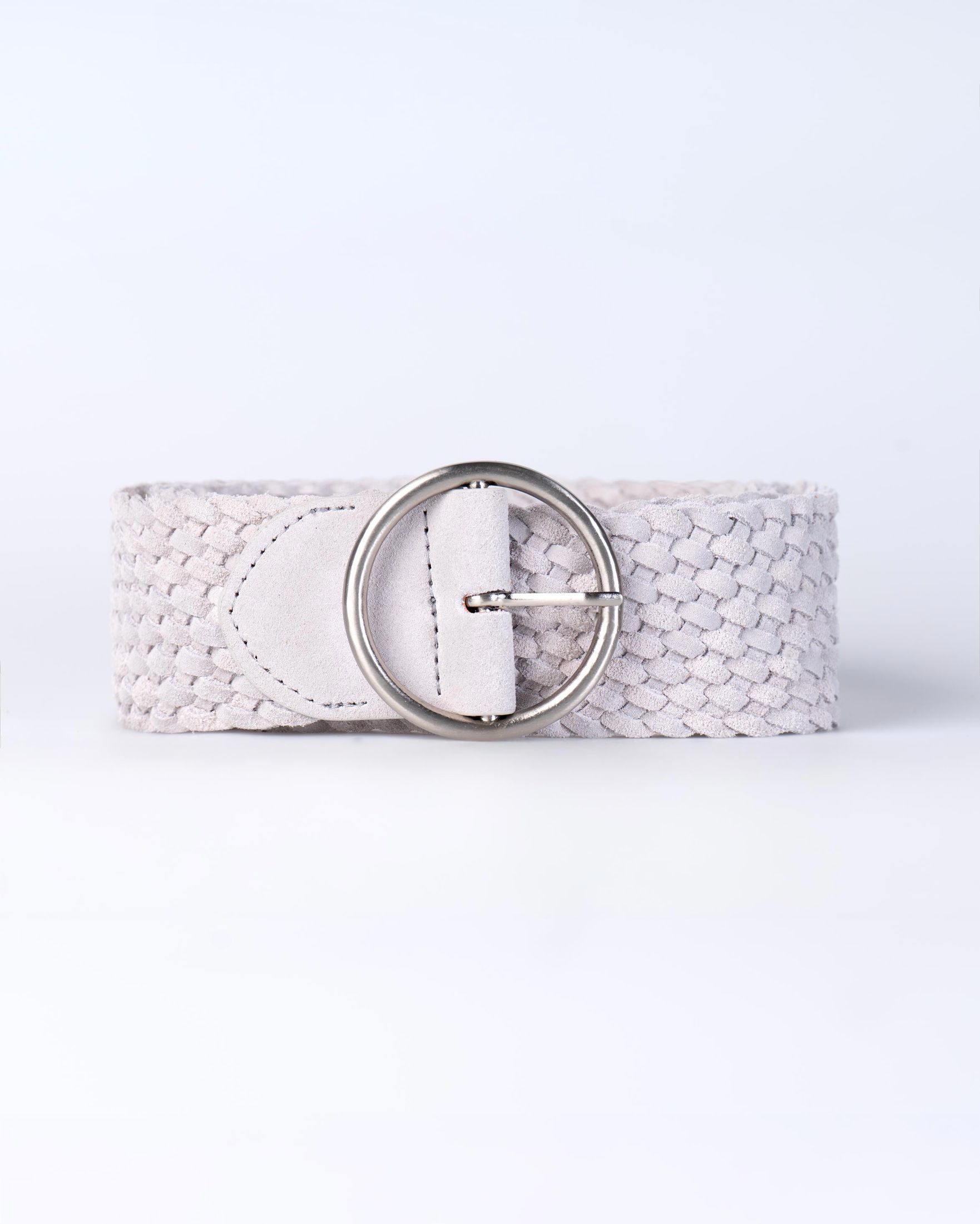 Pria Plaited Suede Belt