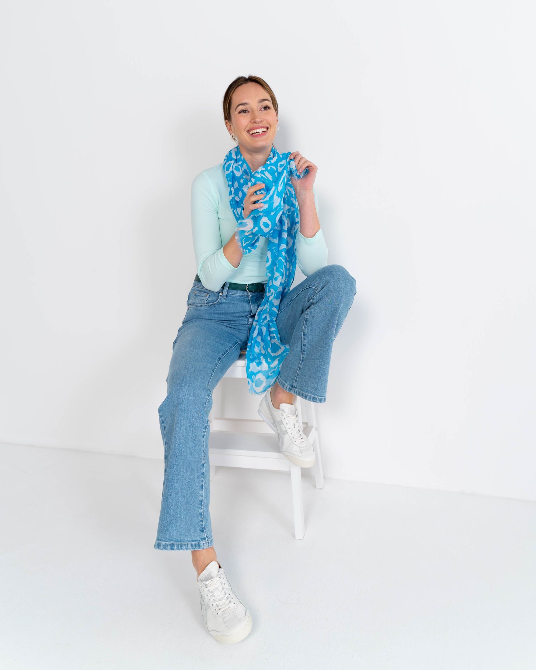 Lana Leopard Scarf