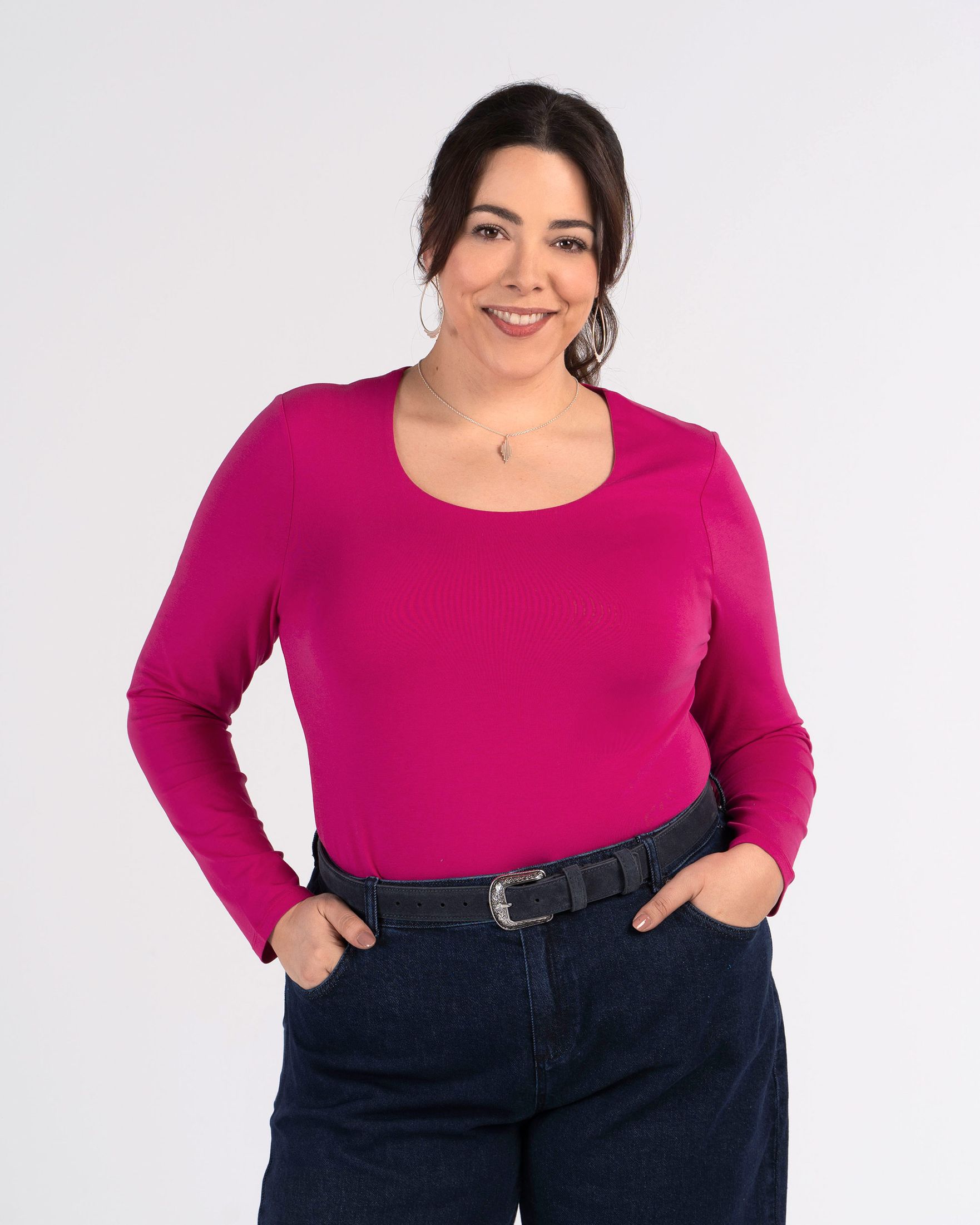 Darcey Scoop Long Sleeve