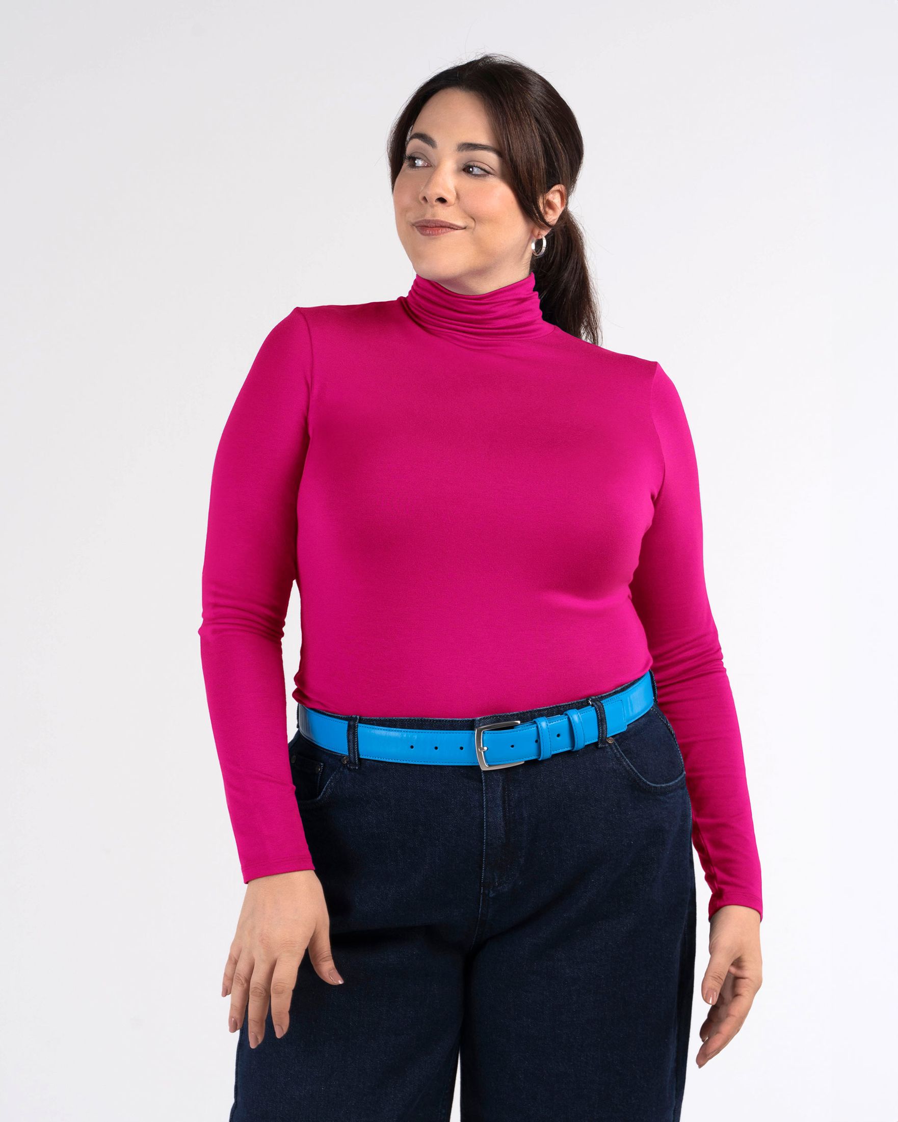 Silky Roll Neck