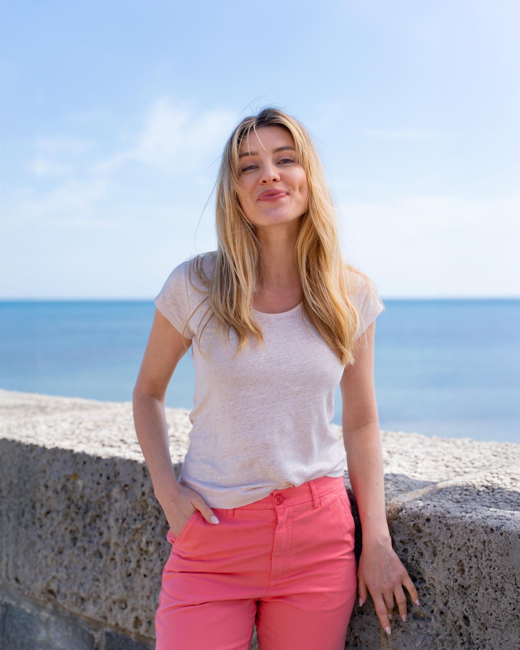 Lydia Linen Tee
