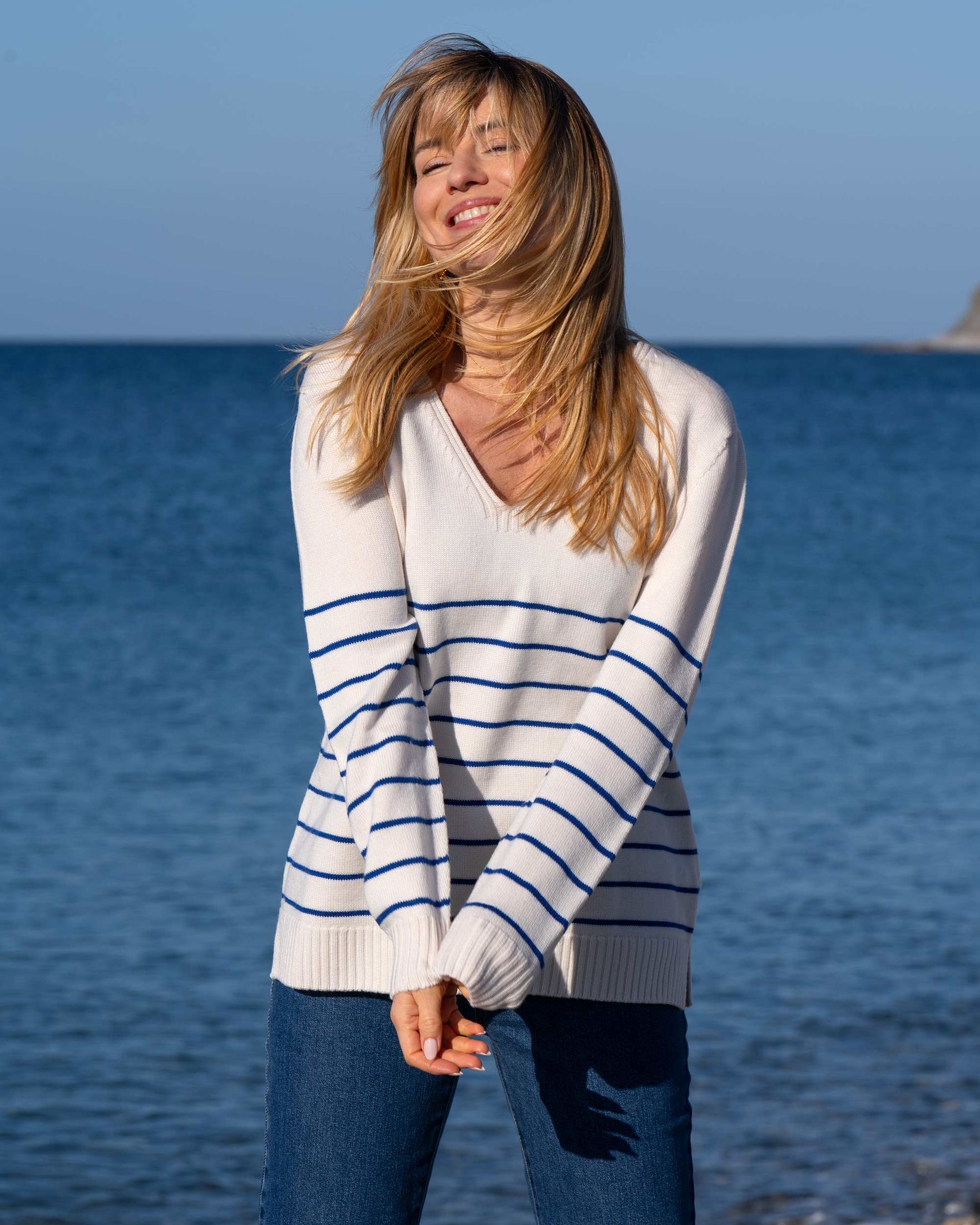 Celtic Merino V Neck Jumper