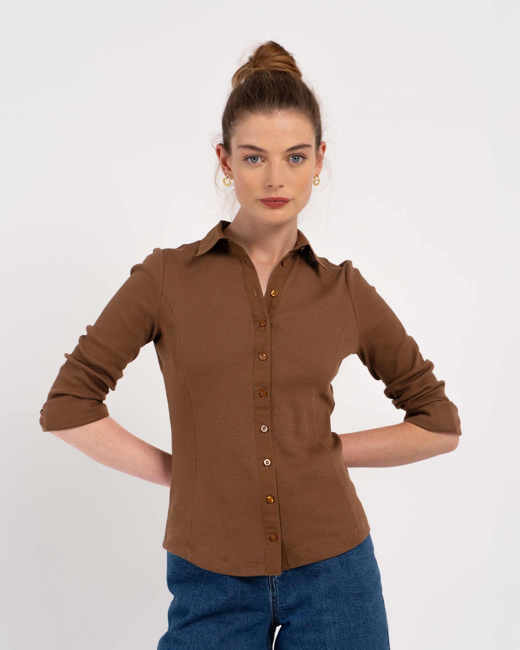 Cotton Rib Shirt