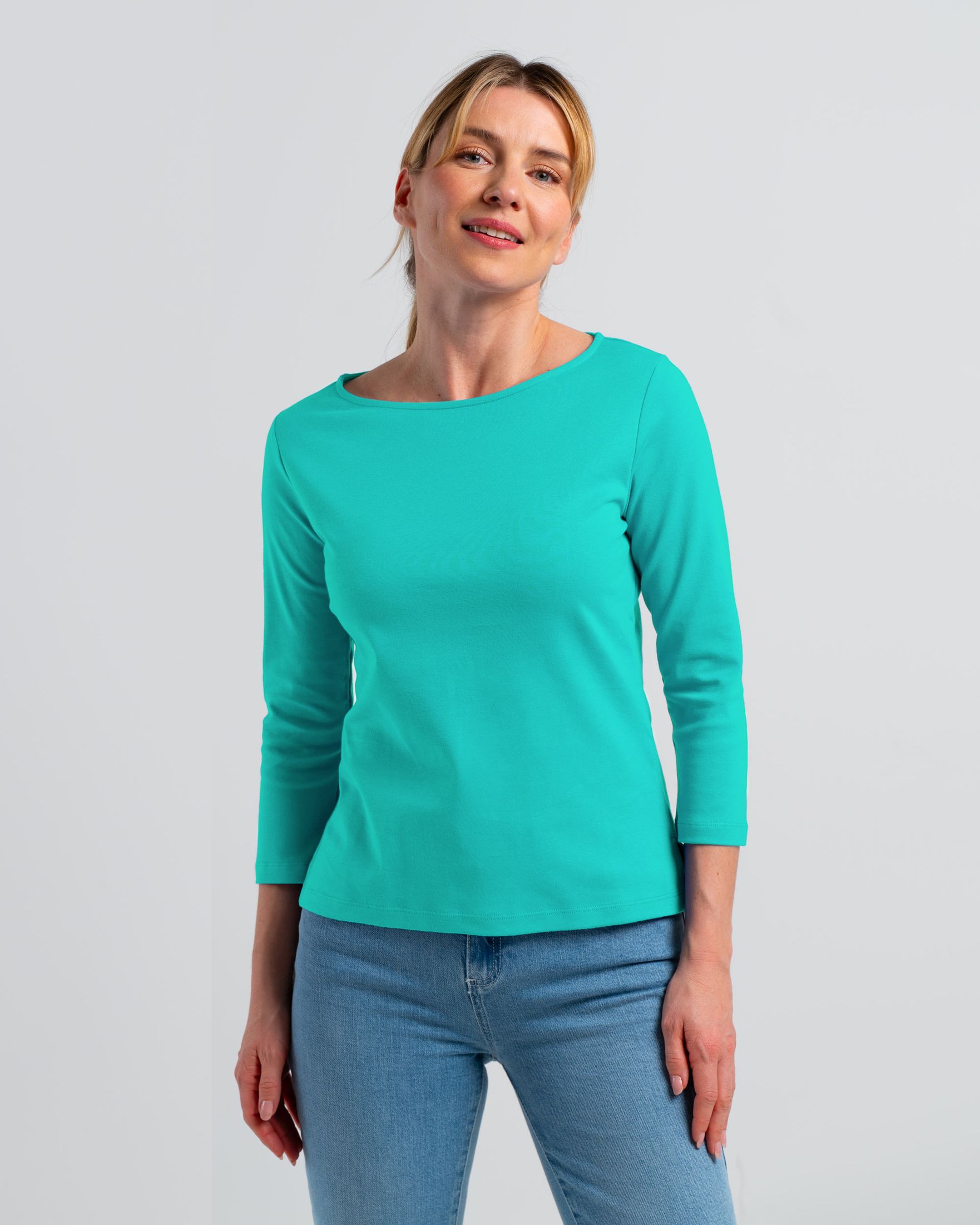 Bryony Boat Neck 3/4 Sleeve