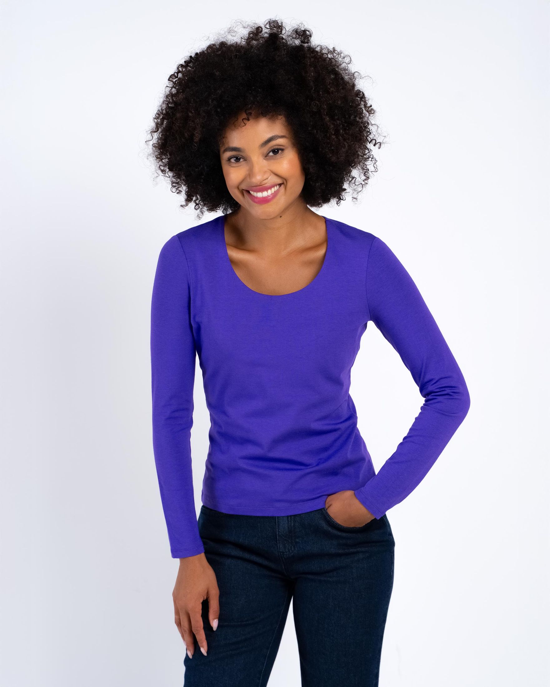 Darcey Scoop Long Sleeve