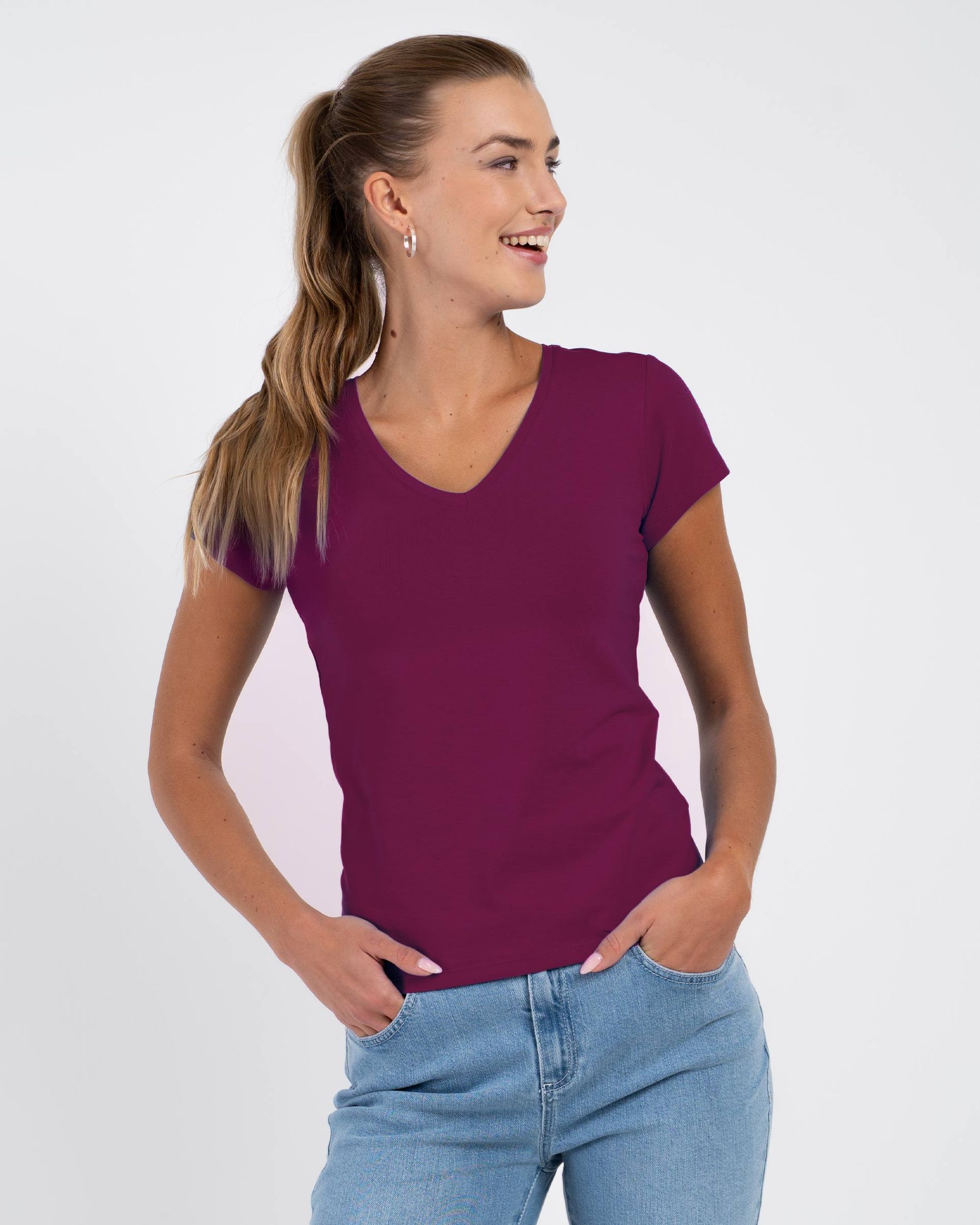 Everyday Cotton V Neck