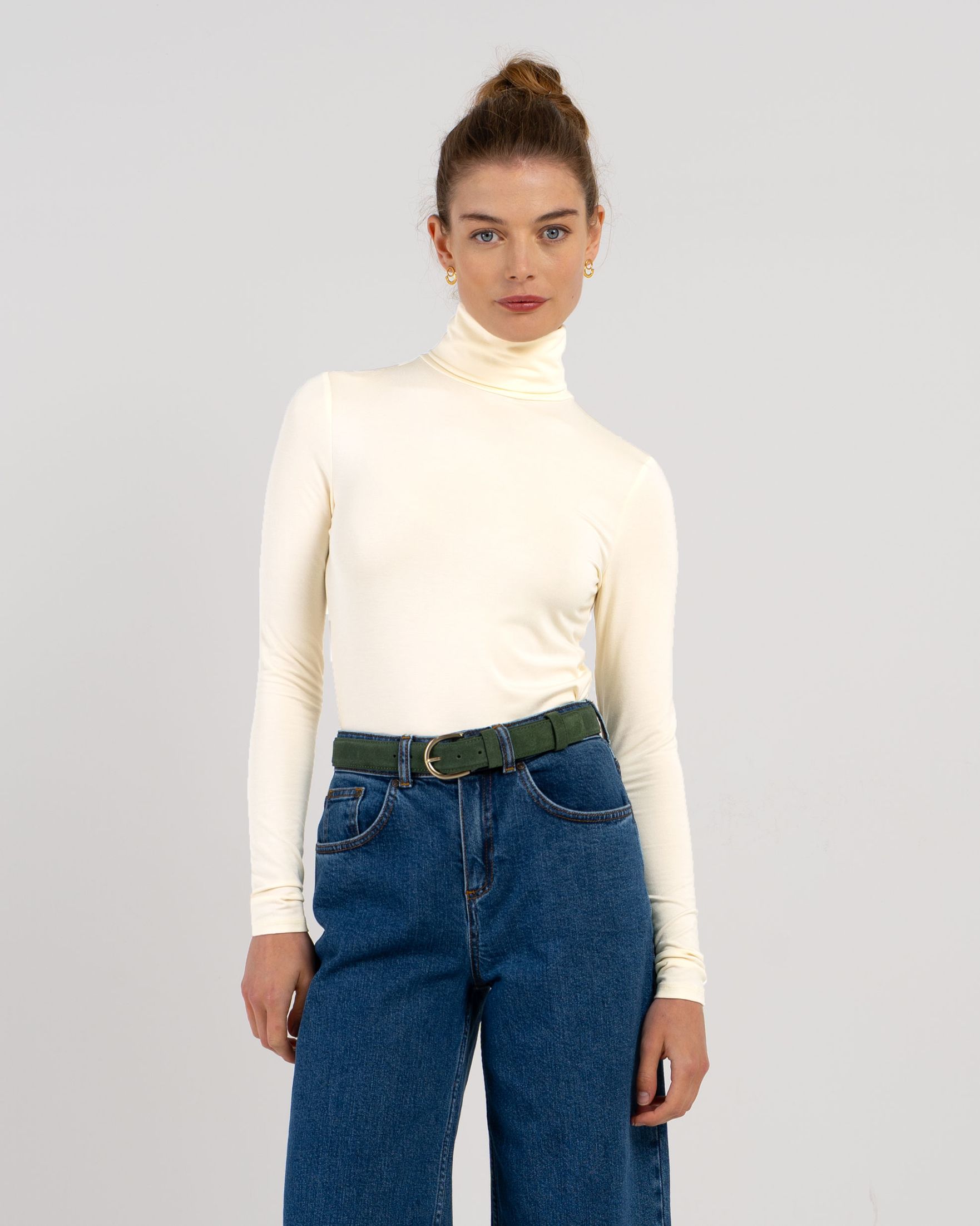 Silky Roll Neck