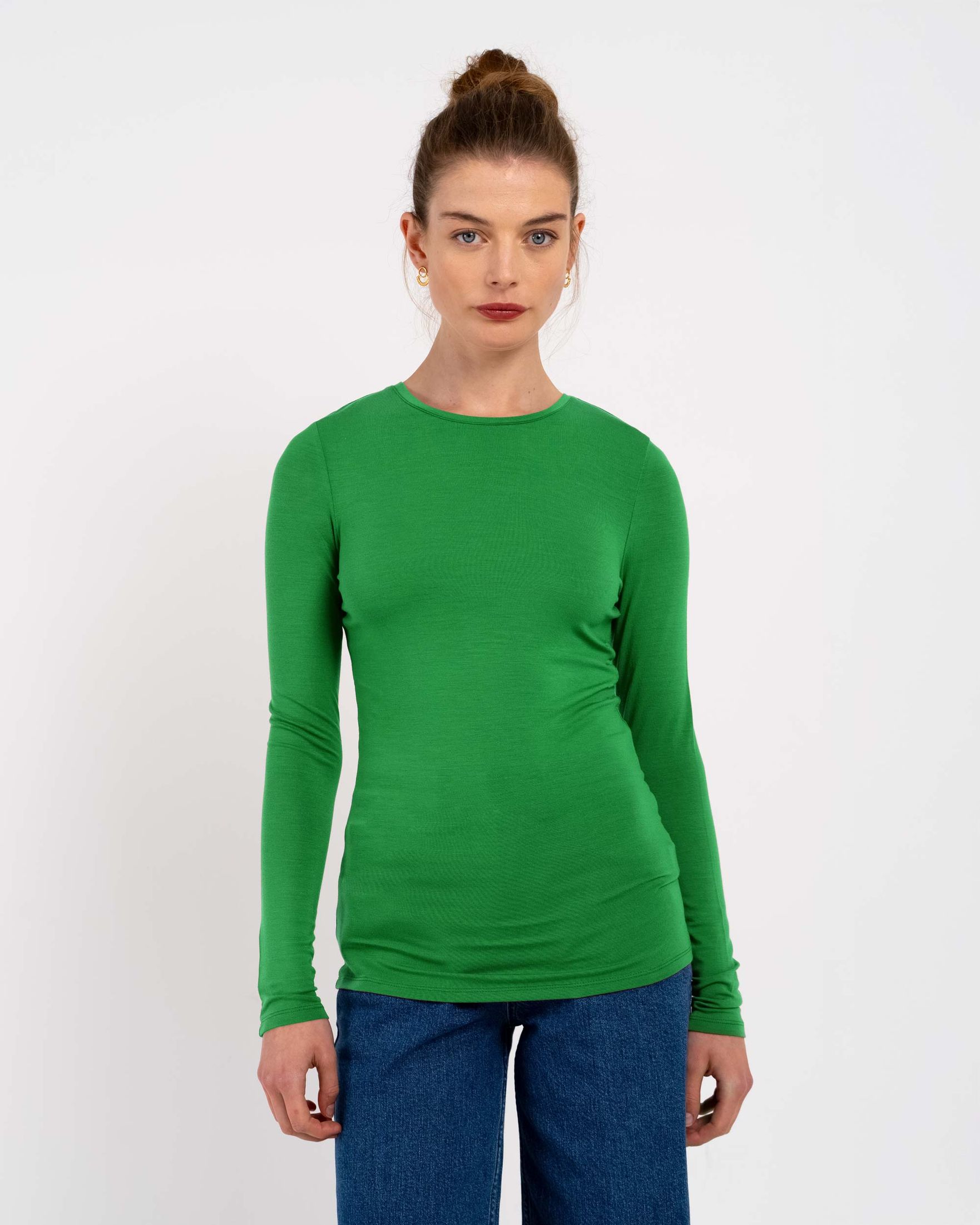 Silky Crew Neck