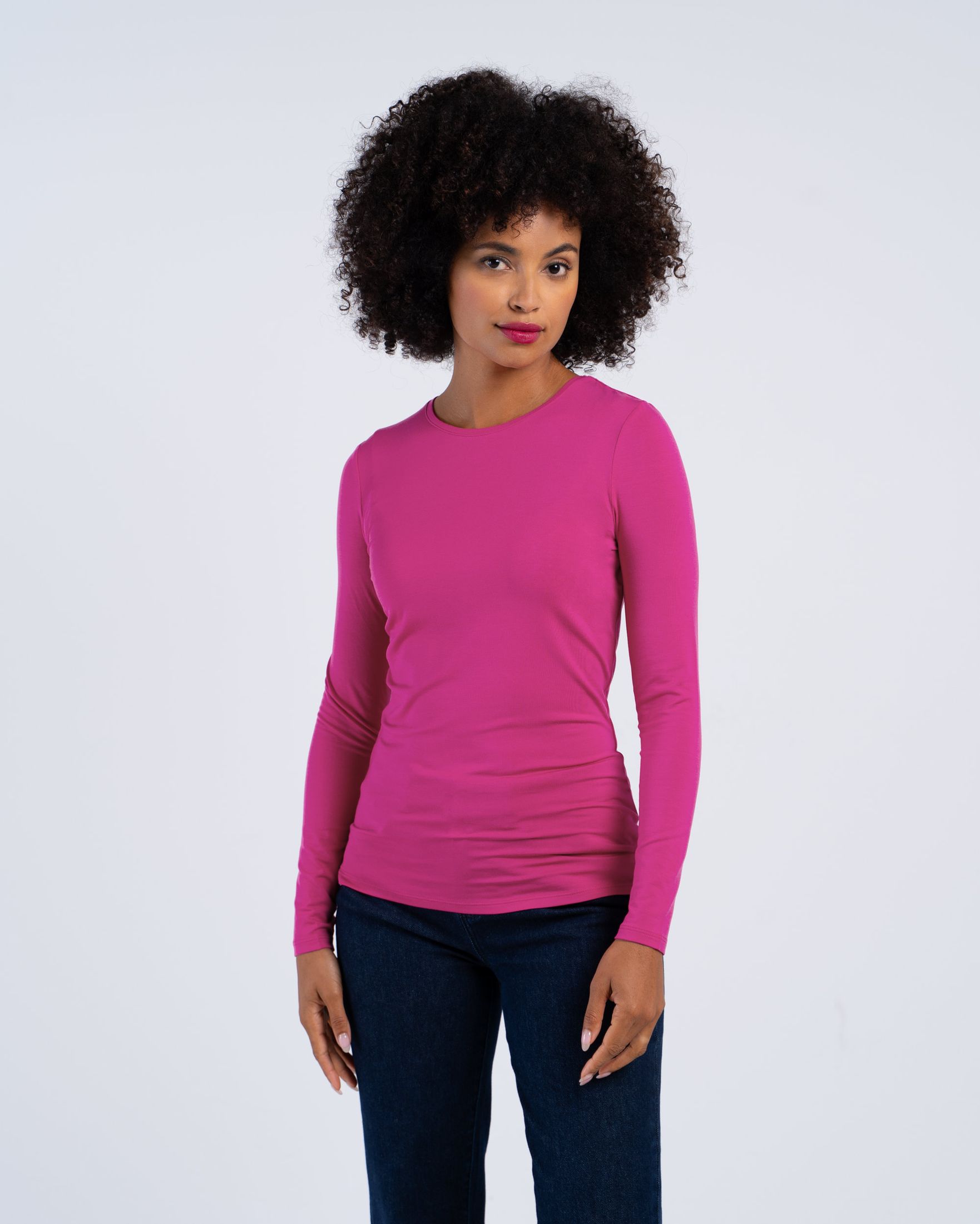 Silky Crew Neck
