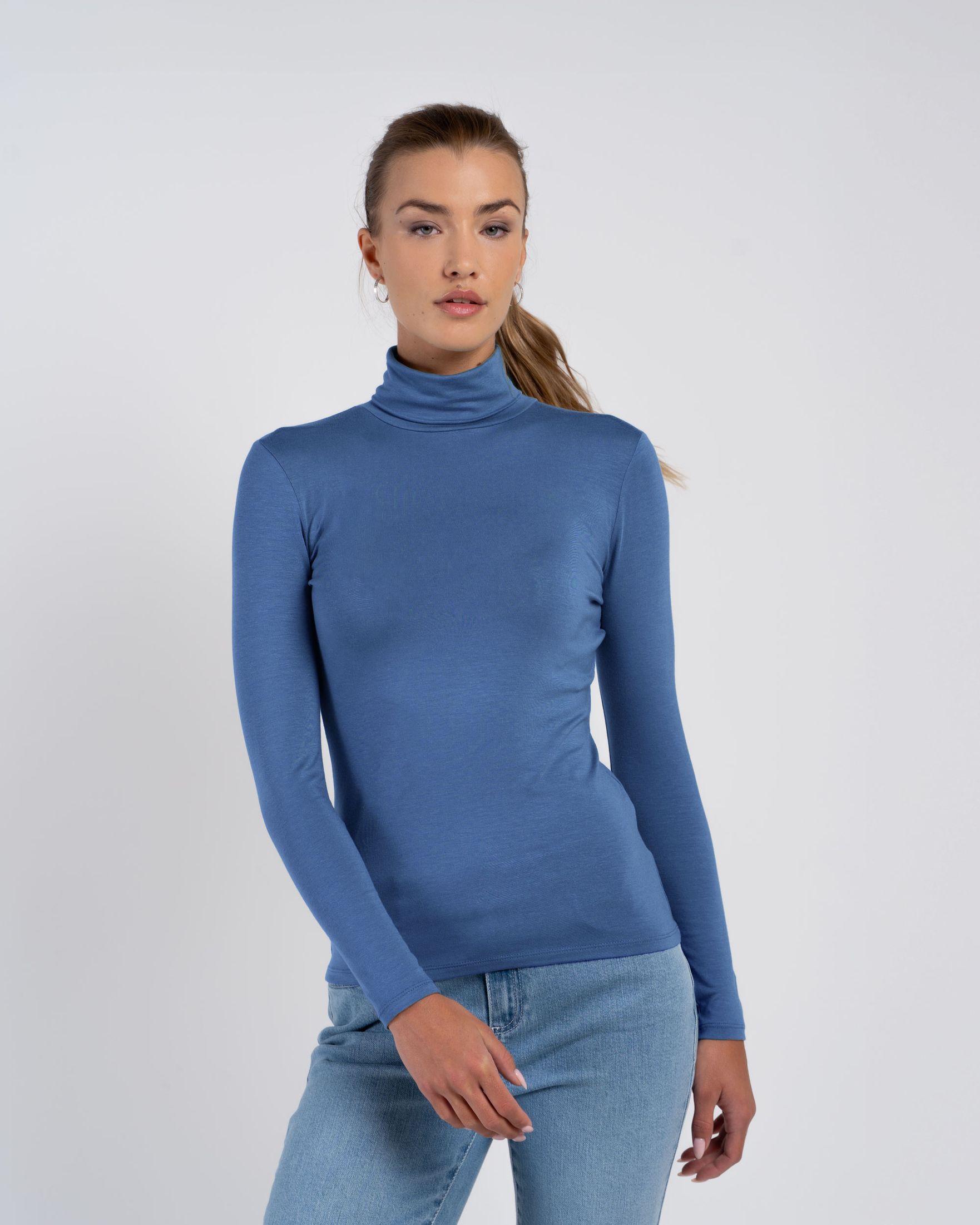 Silky Roll Neck