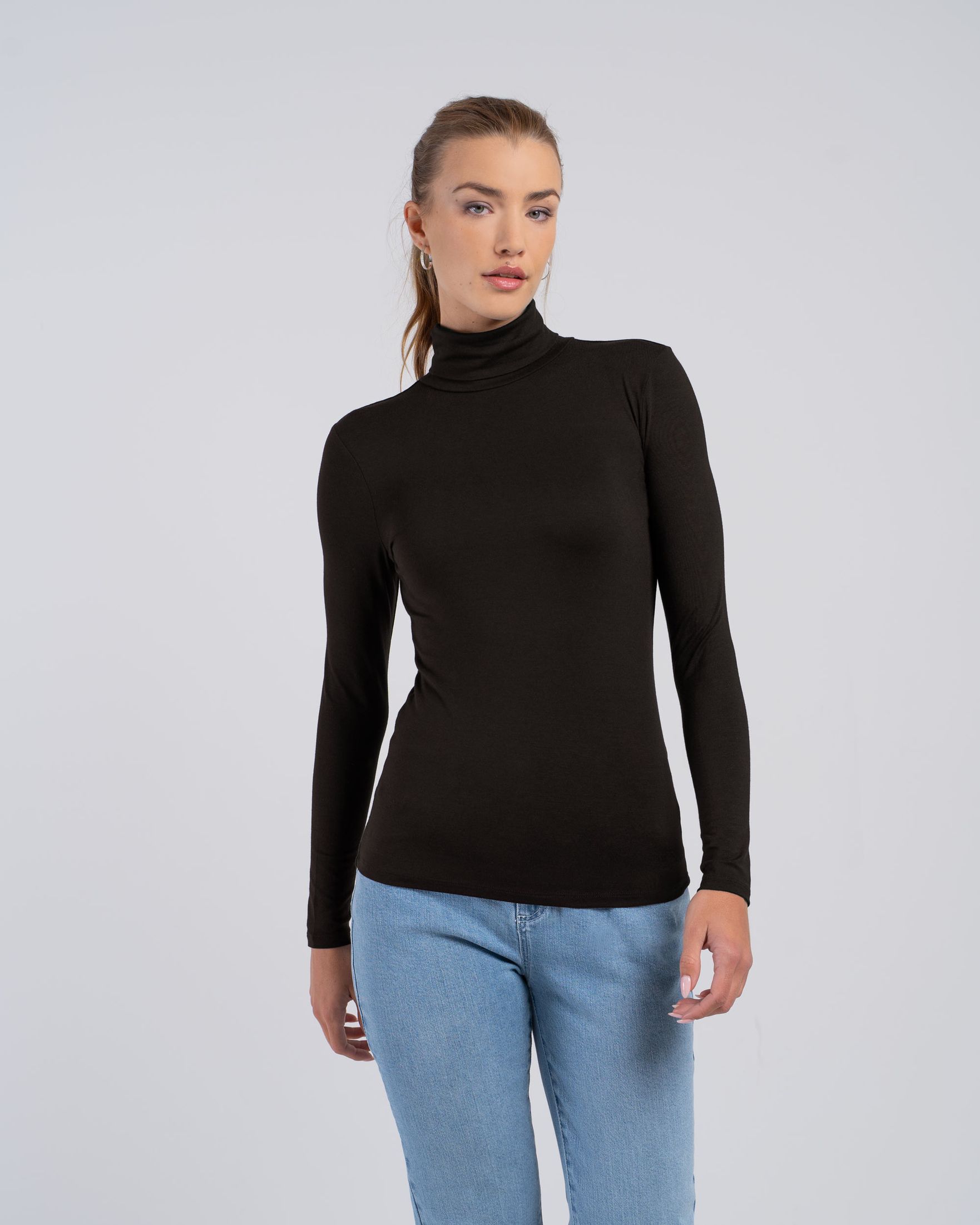 Silky Roll Neck