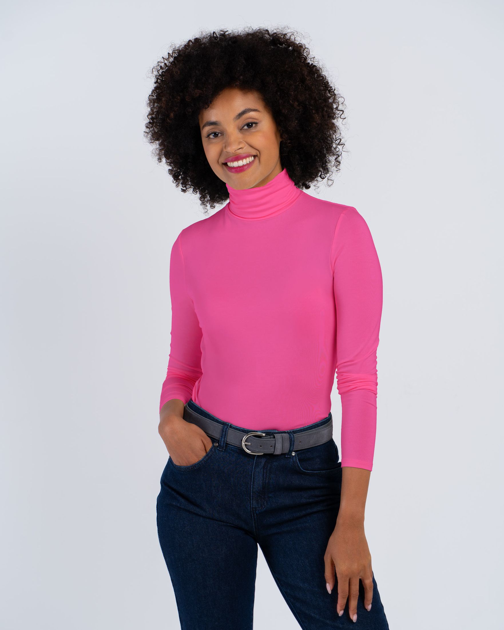 Silky Roll Neck