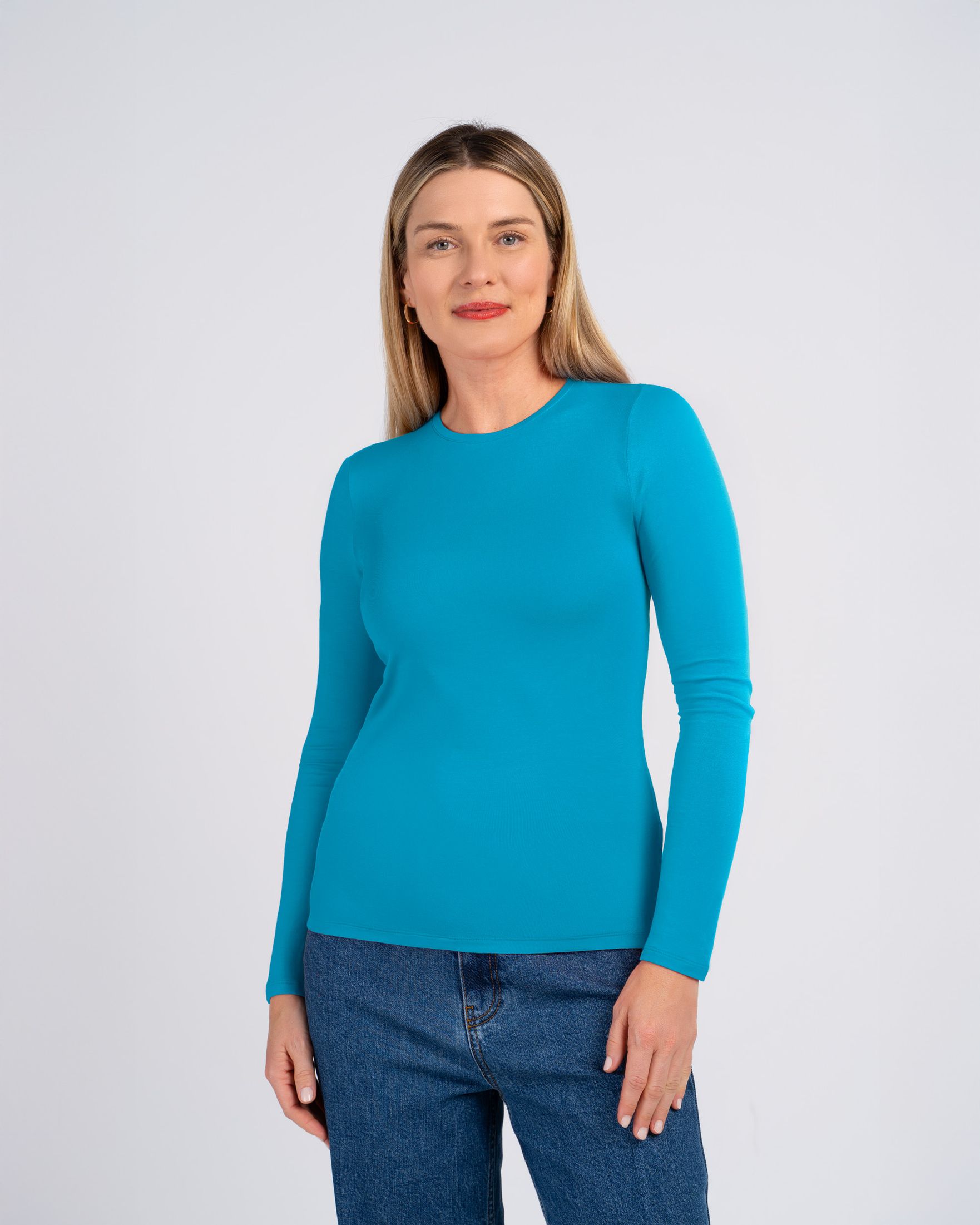 Silky Crew Neck