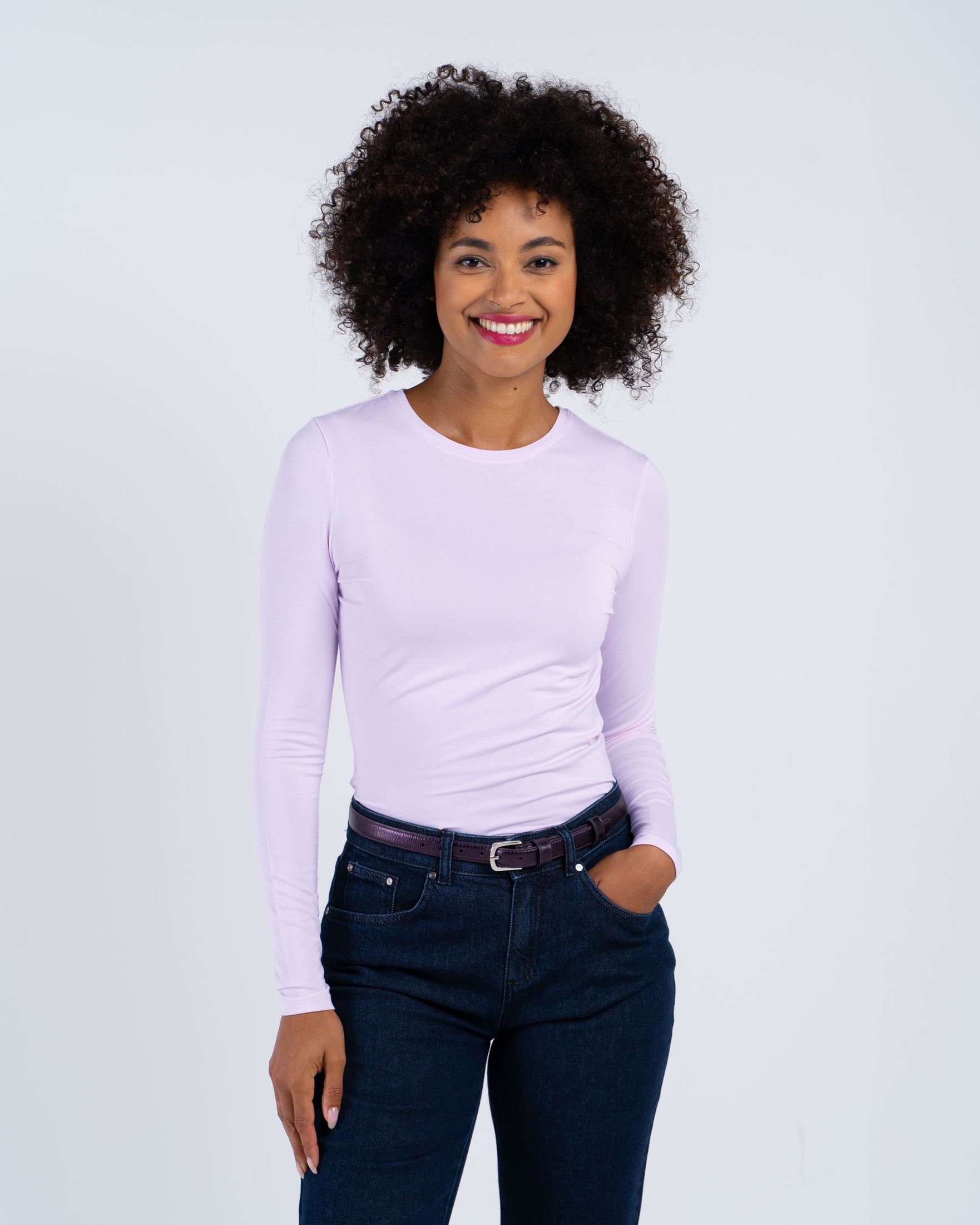 Silky Crew Neck