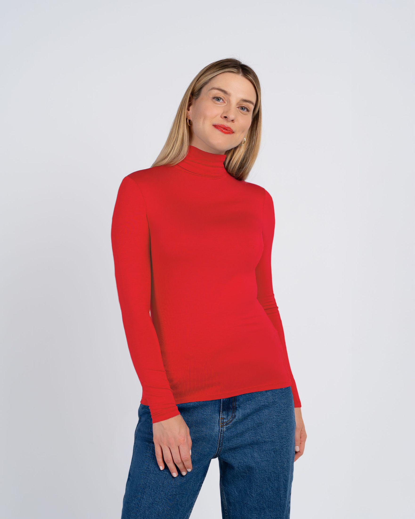 Silky Roll Neck